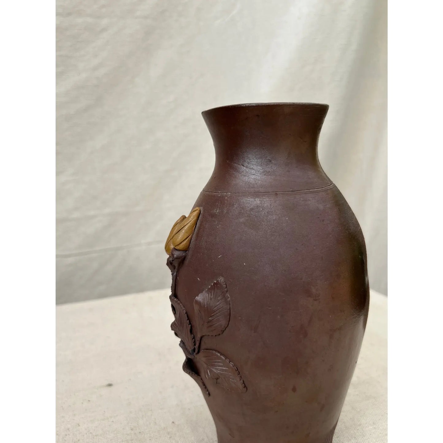 1944 Normandy France Handmade Pottery Vase