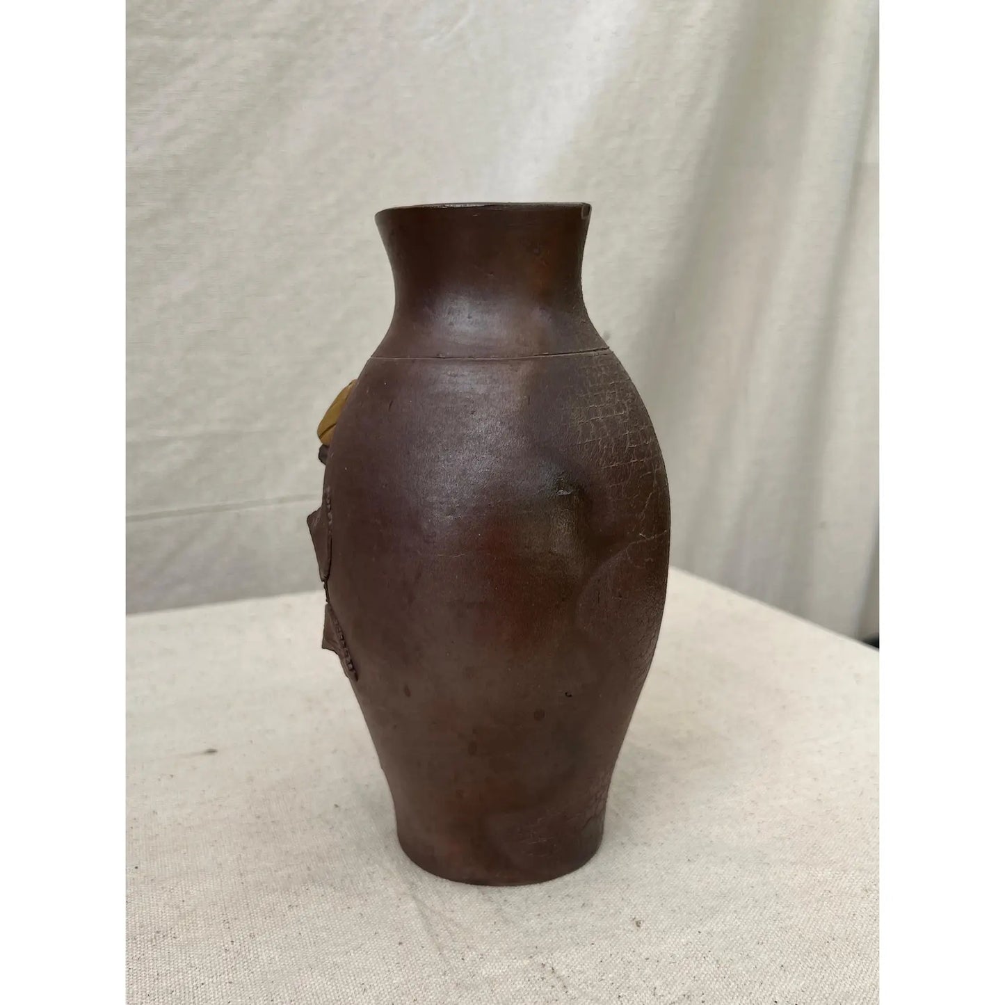 1944 Normandy France Handmade Pottery Vase