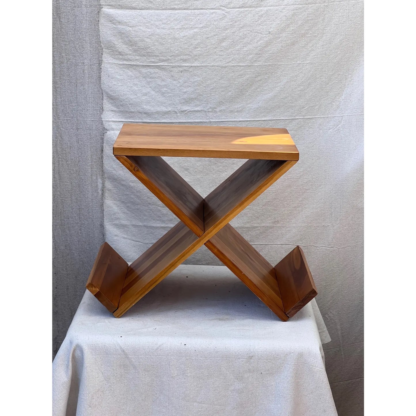 1970s Umbra Design "Mimosa" End Table With Magazine Rack (Set of 2)