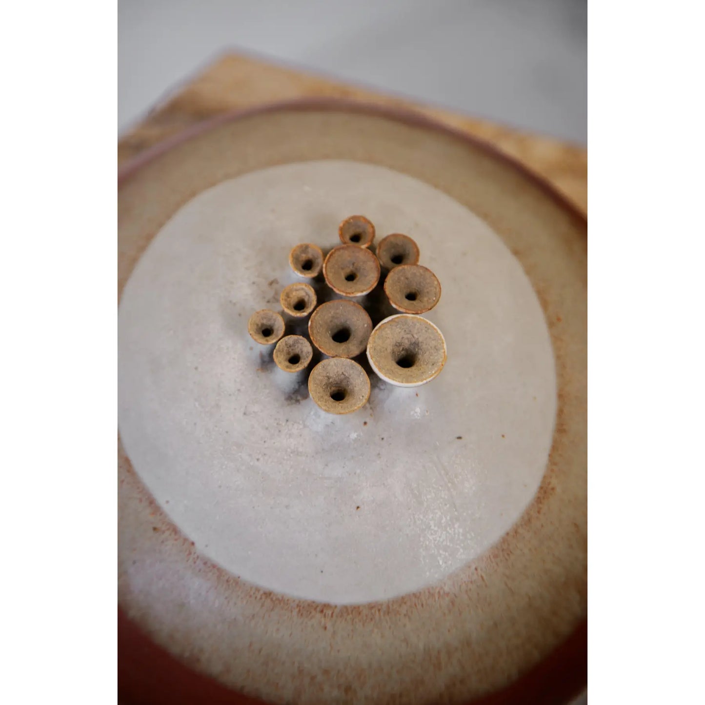Ceramic Multi-opening Weedpot Signed