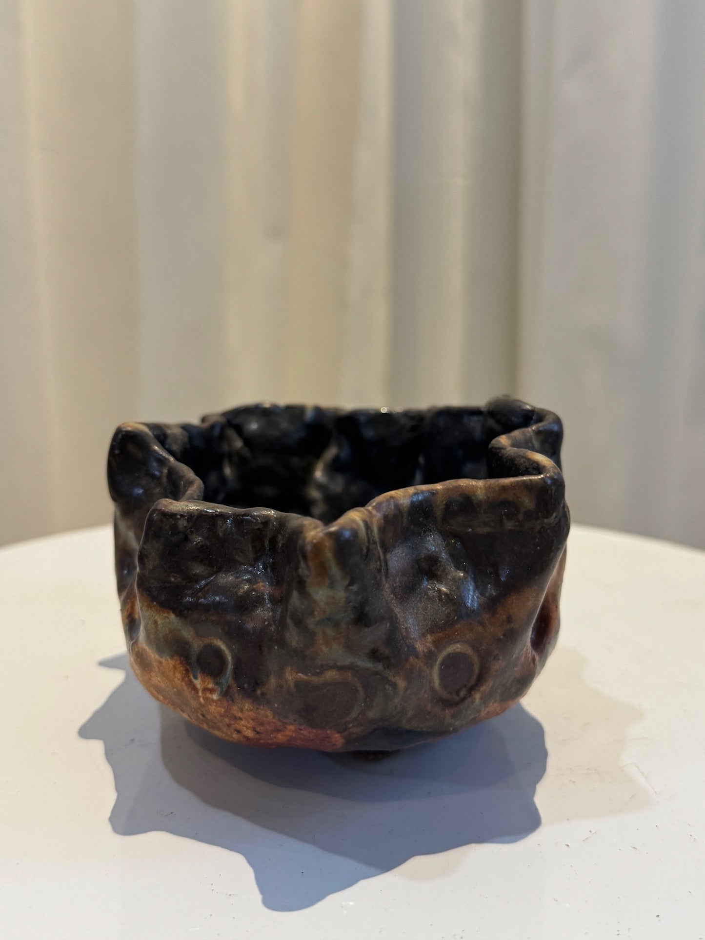 Handmade Freeform Studio Pottery Vase – Sculptural Ceramic Art Piece