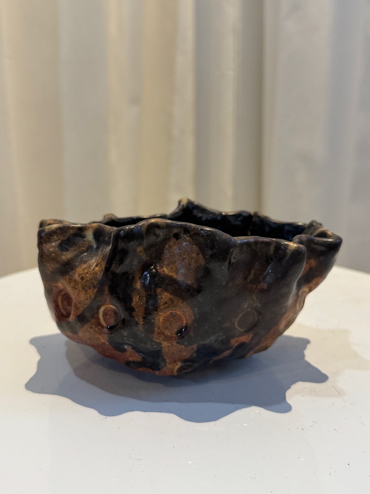 Handmade Freeform Studio Pottery Vase – Sculptural Ceramic Art Piece