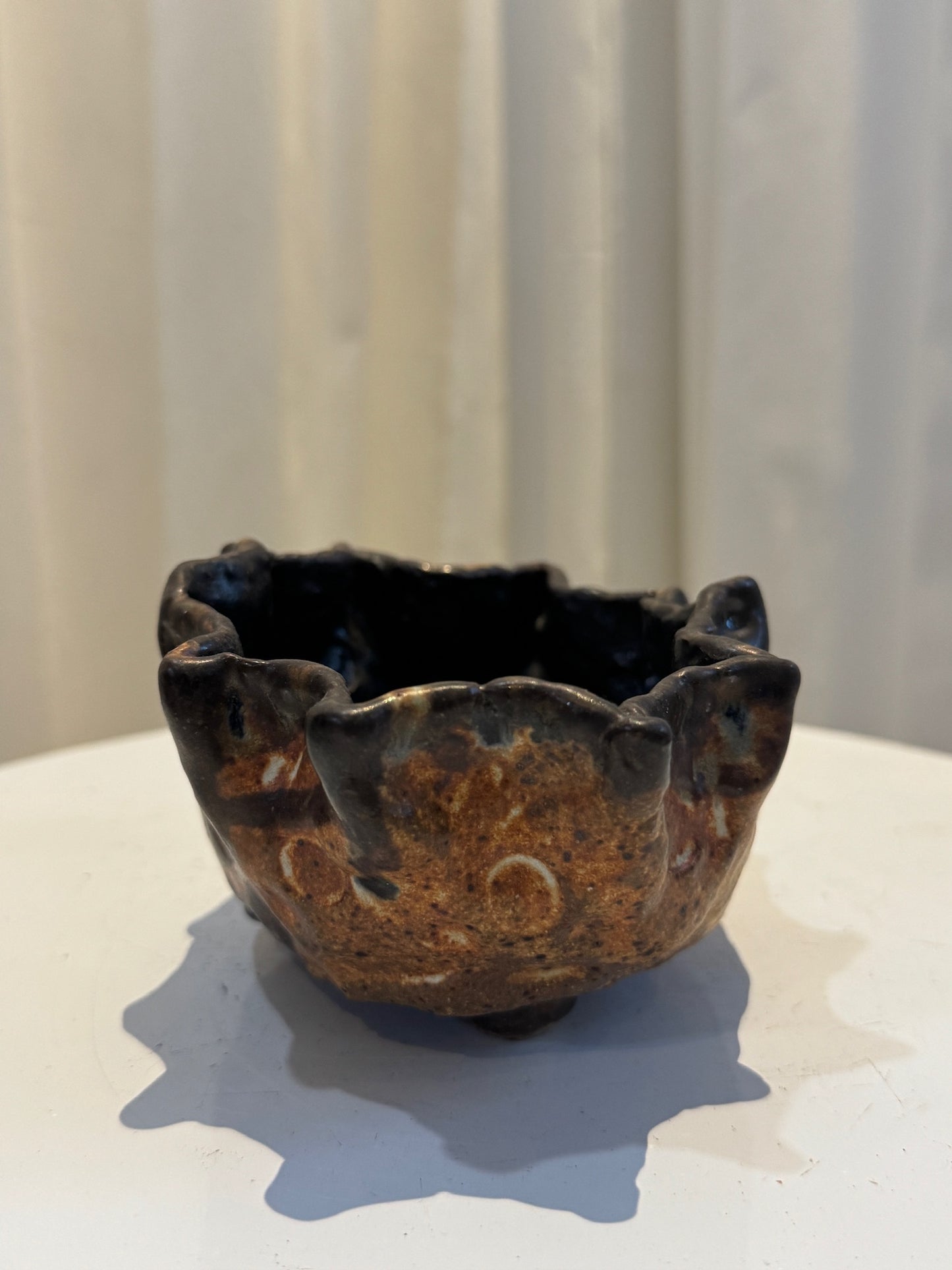 Handmade Freeform Studio Pottery Vase – Sculptural Ceramic Art Piece