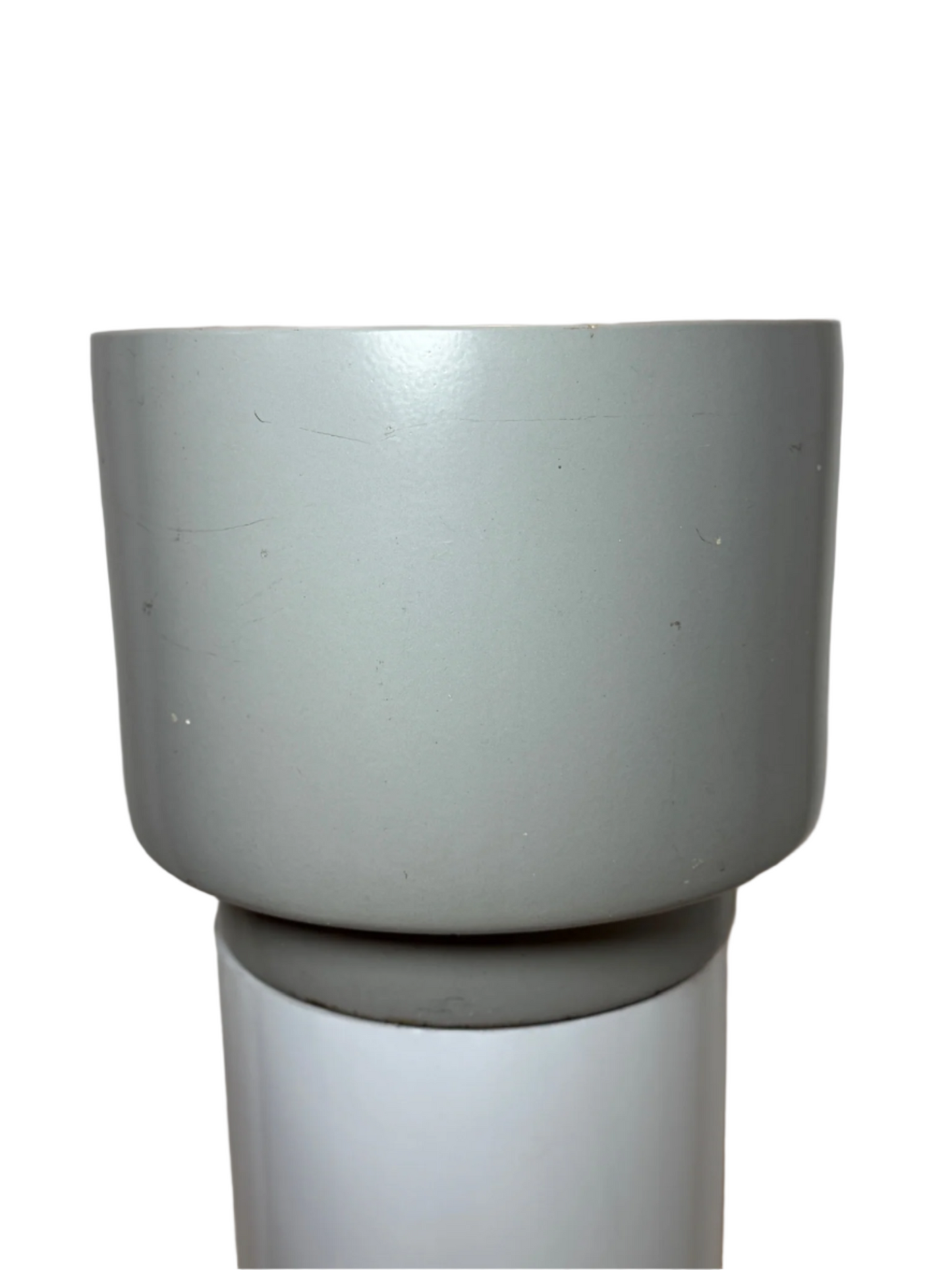 Vintage Mid-Century Ceramic Planter – Styled After Gainey, No Drainage Hole