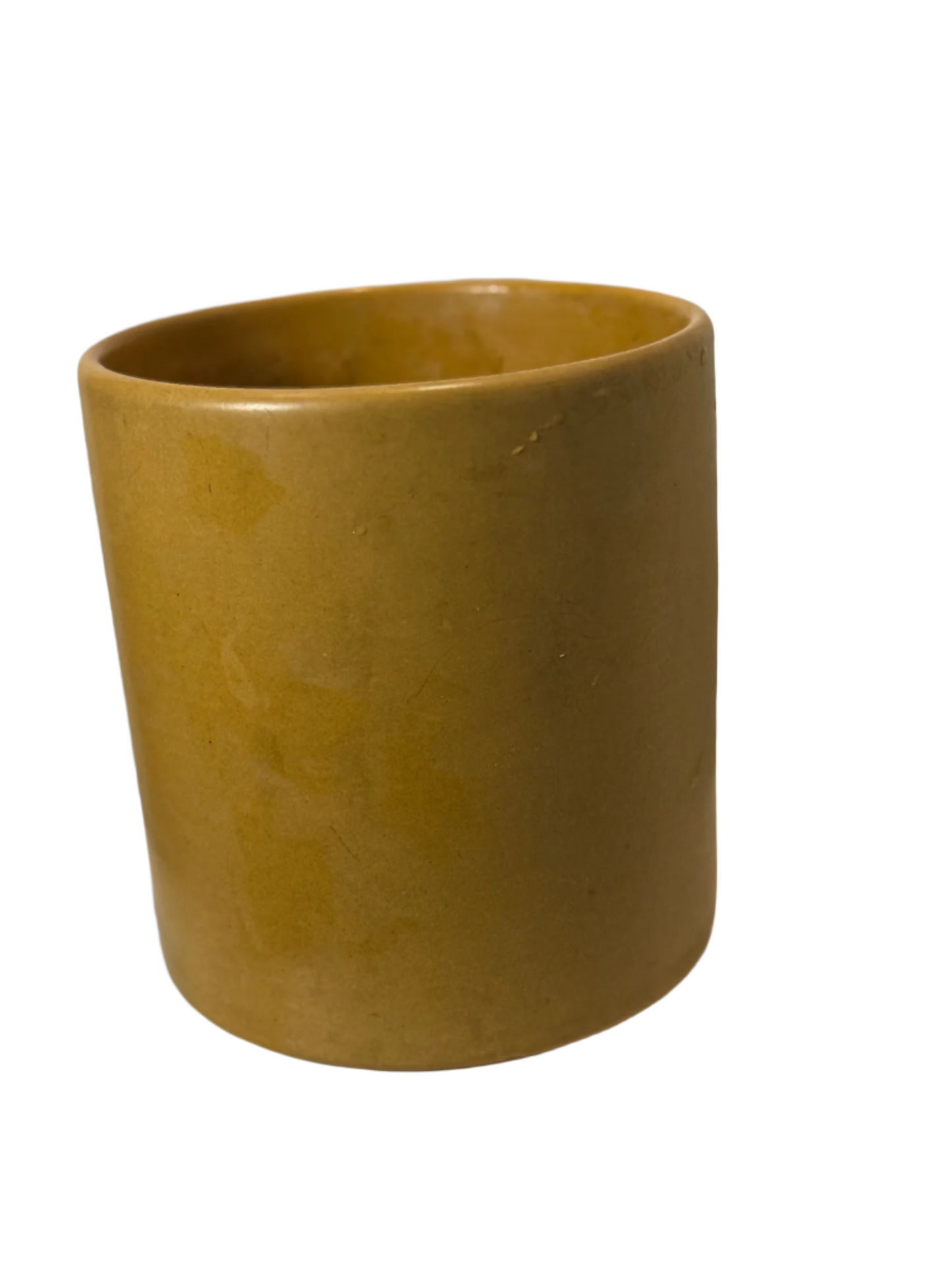 Rare Vintage Gainey Ceramics Planter – Ochre Yellow, Mid-Century Modern Pot