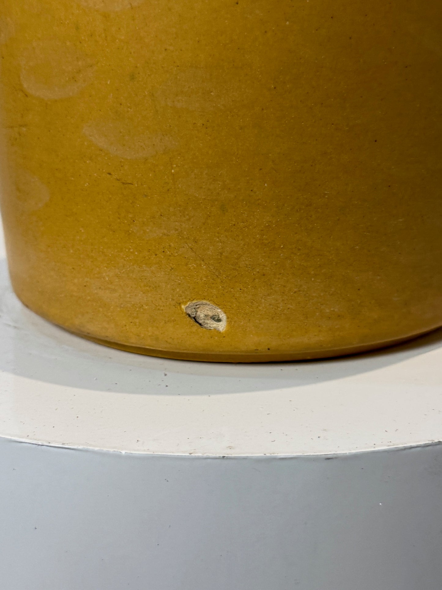 Rare Vintage Gainey Ceramics Planter – Ochre Yellow, Mid-Century Modern Pot