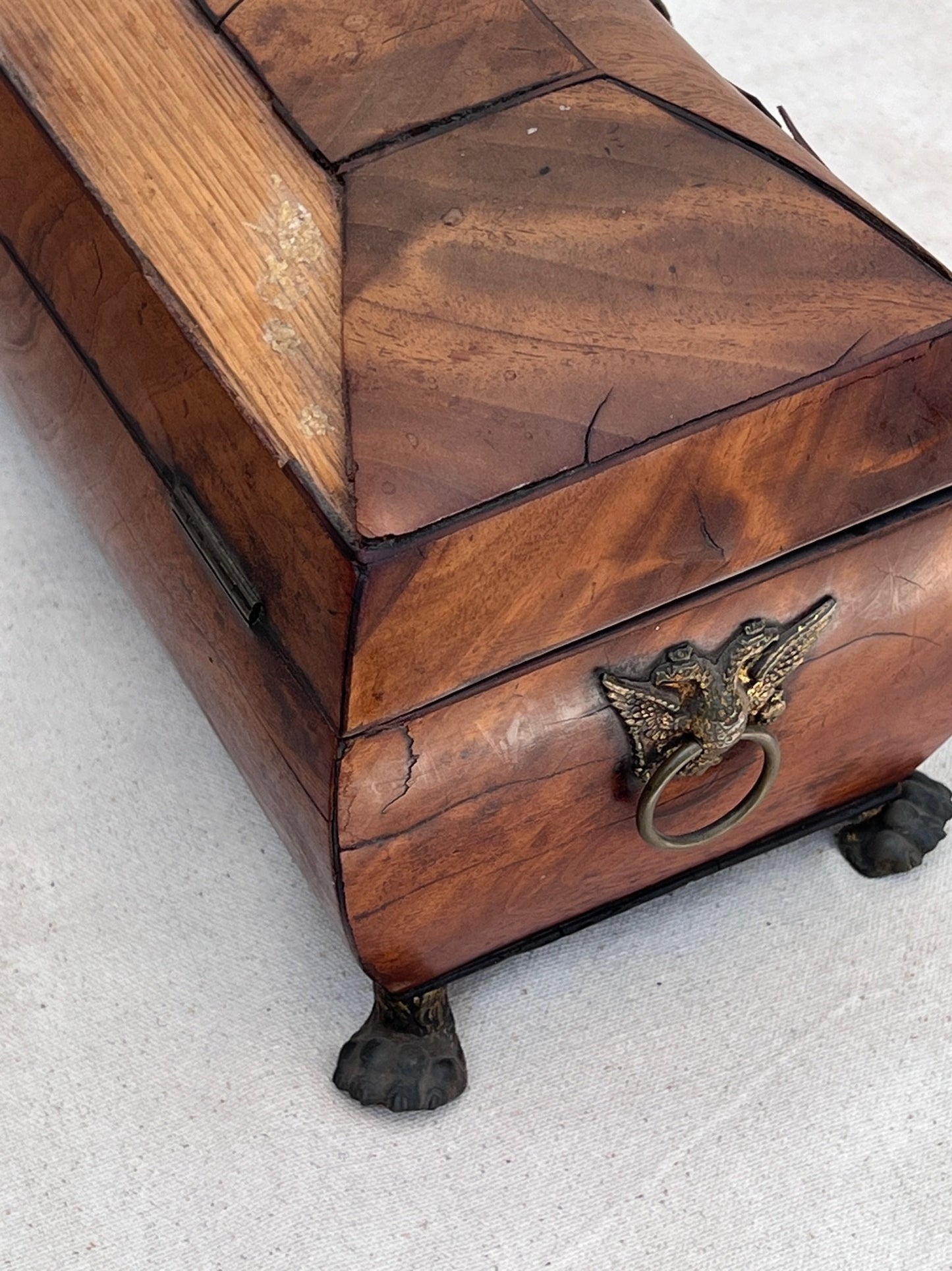 Early 19th-Century, George III Inlaid Tea Caddy