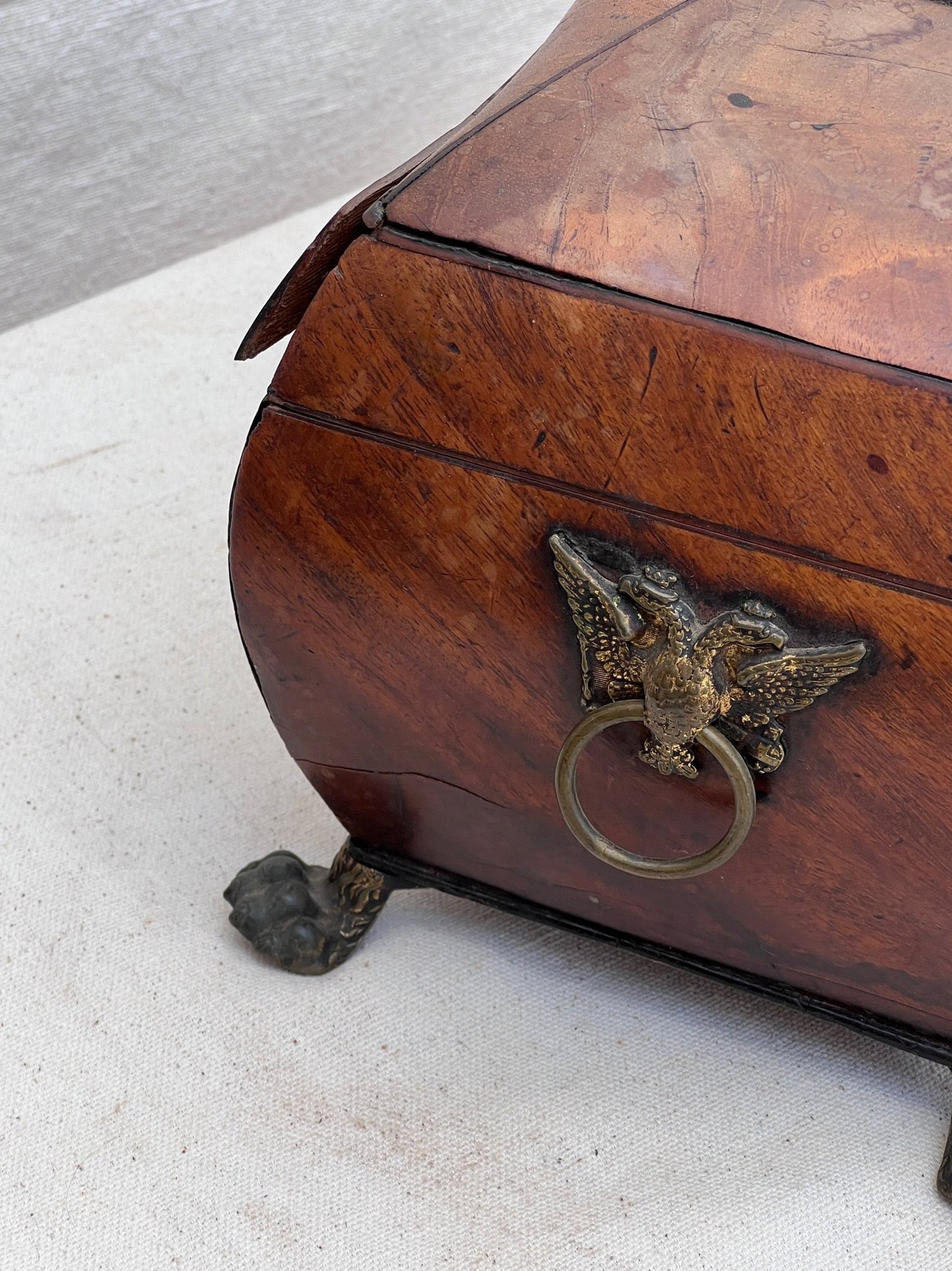 Early 19th-Century, George III Inlaid Tea Caddy