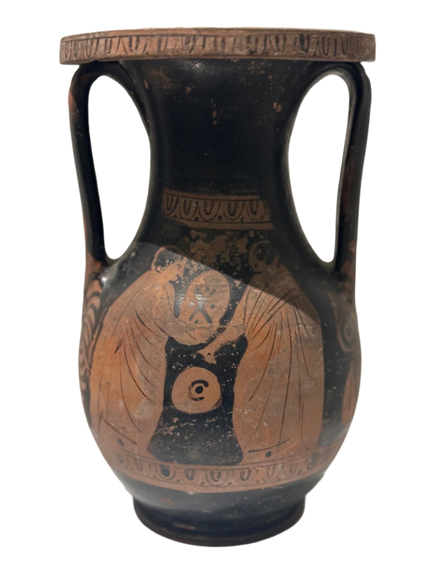 Ancient Greek Red-Figure Terracotta Pelike (Jar), 5th–4th Century BCE