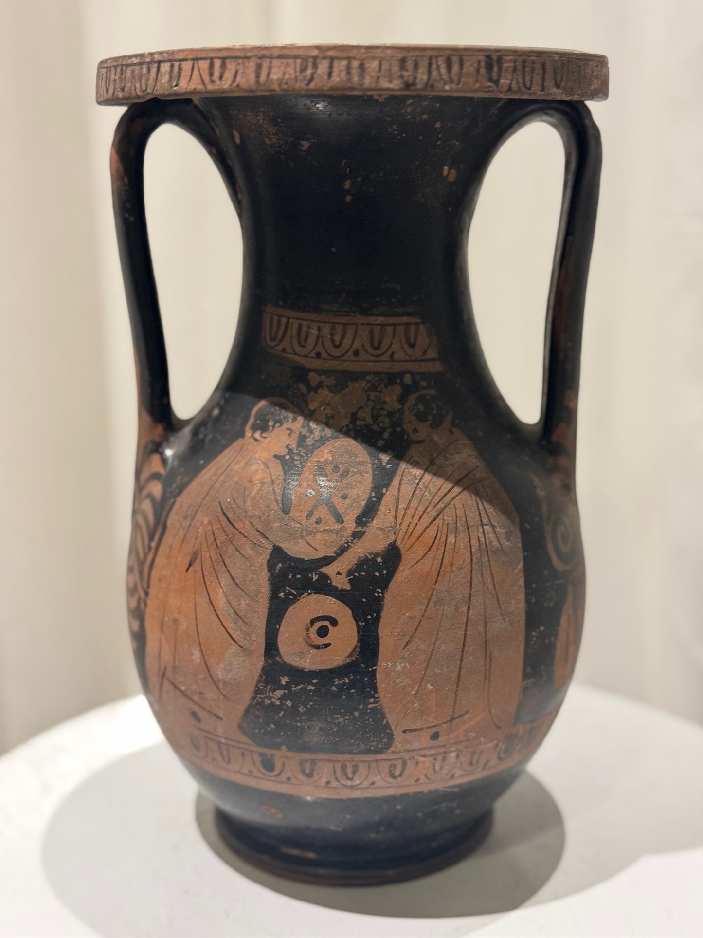 Ancient Greek Red-Figure Terracotta Pelike (Jar), 5th–4th Century BCE