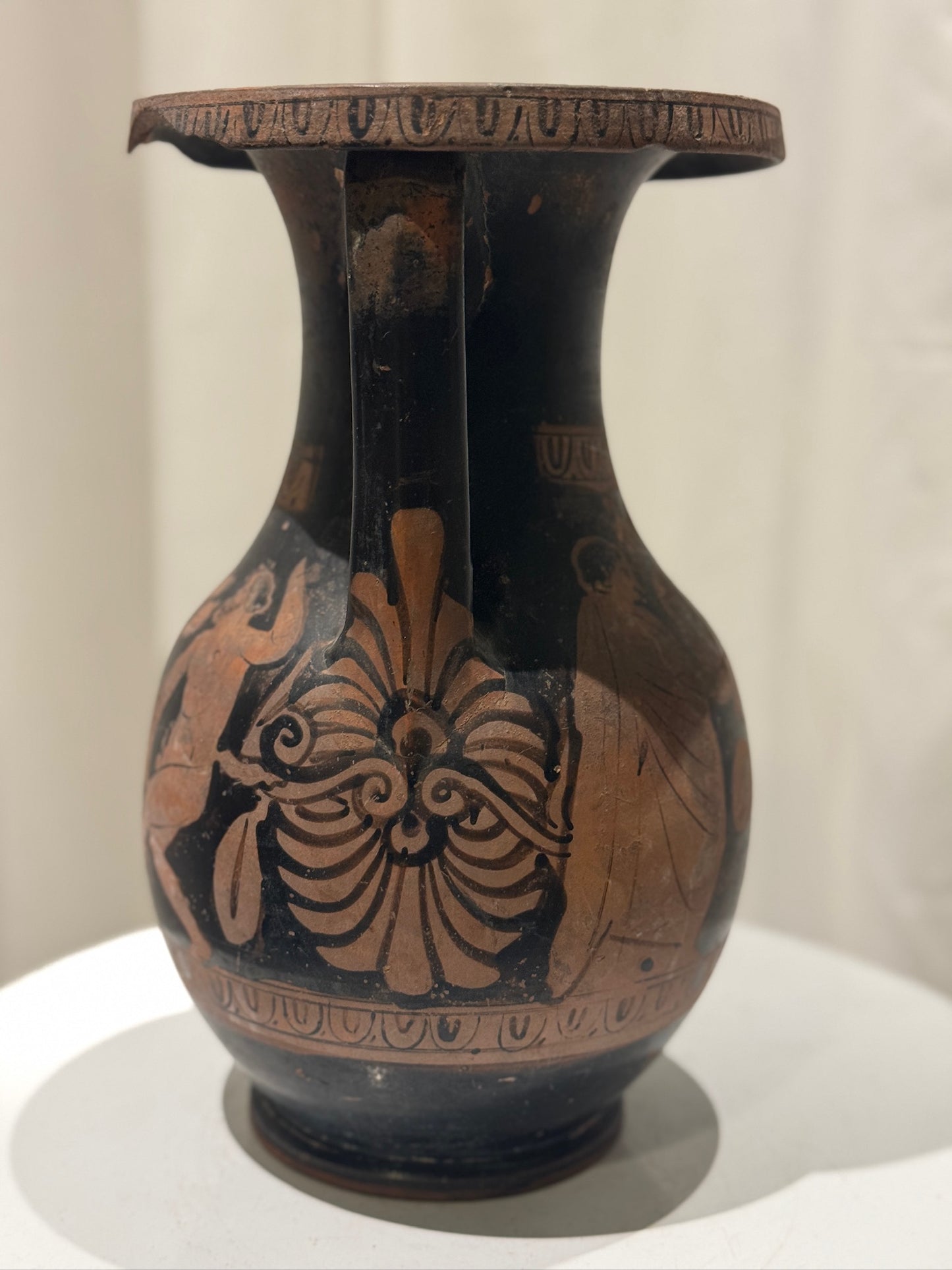 Ancient Greek Red-Figure Terracotta Pelike (Jar), 5th–4th Century BCE
