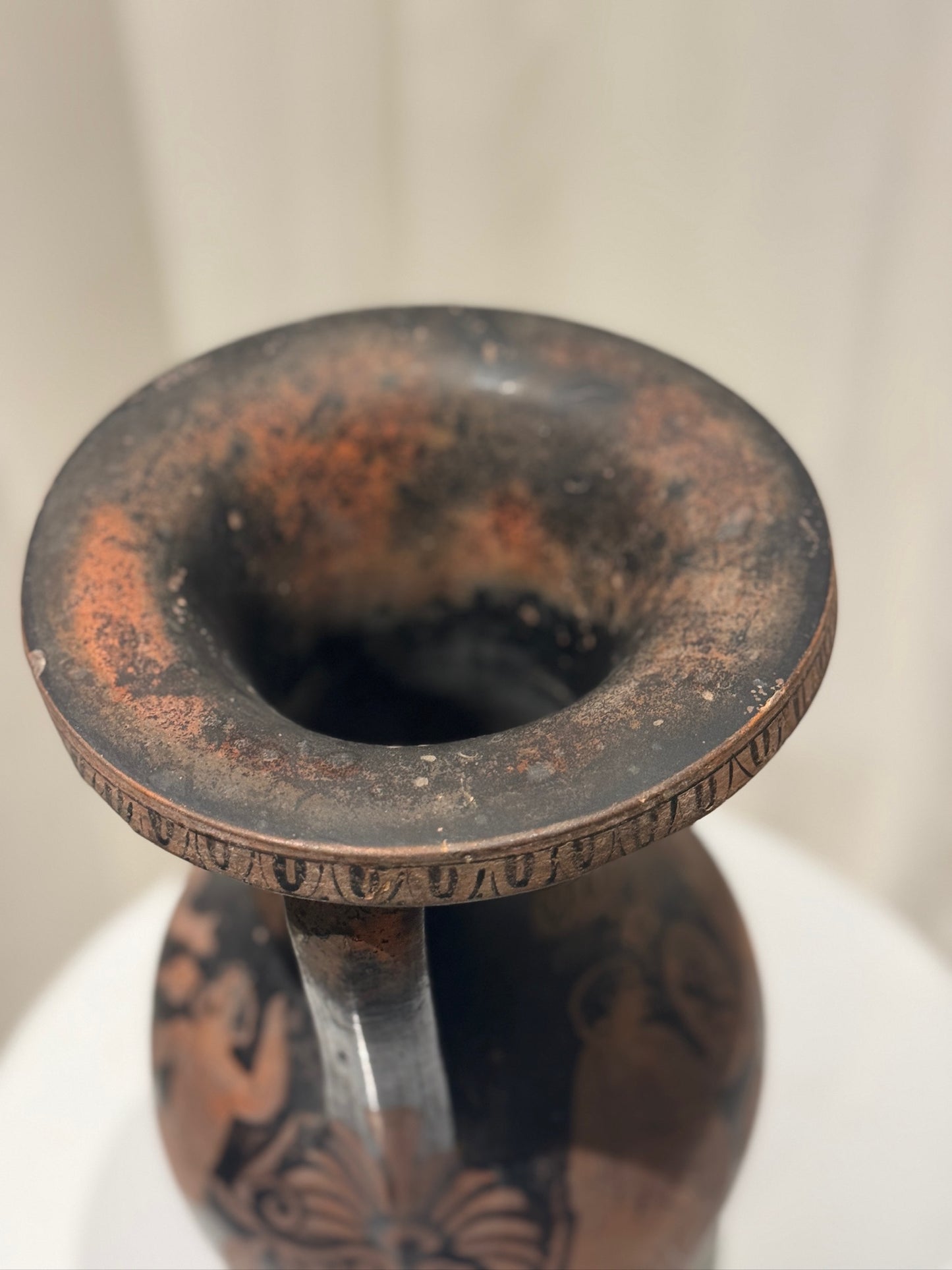 Ancient Greek Red-Figure Terracotta Pelike (Jar), 5th–4th Century BCE
