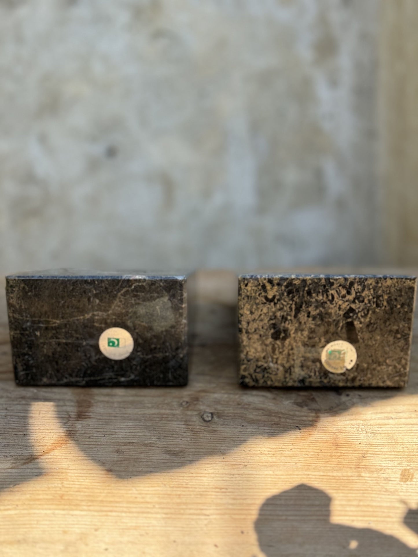 Pair of marble bookends - Made in Pakistan