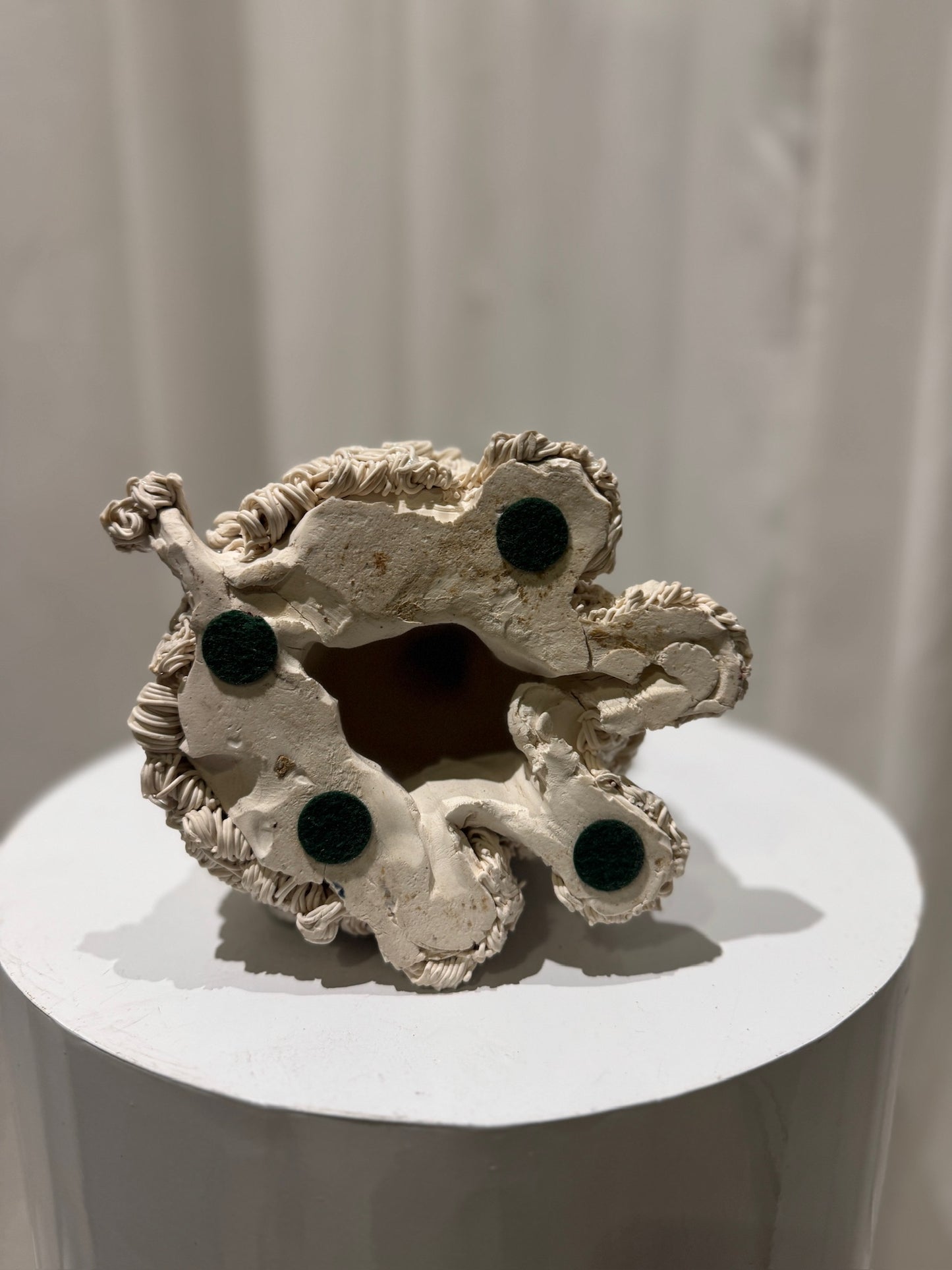 Vintage Mid-Century Ceramic Spaghetti Poodle Figurine