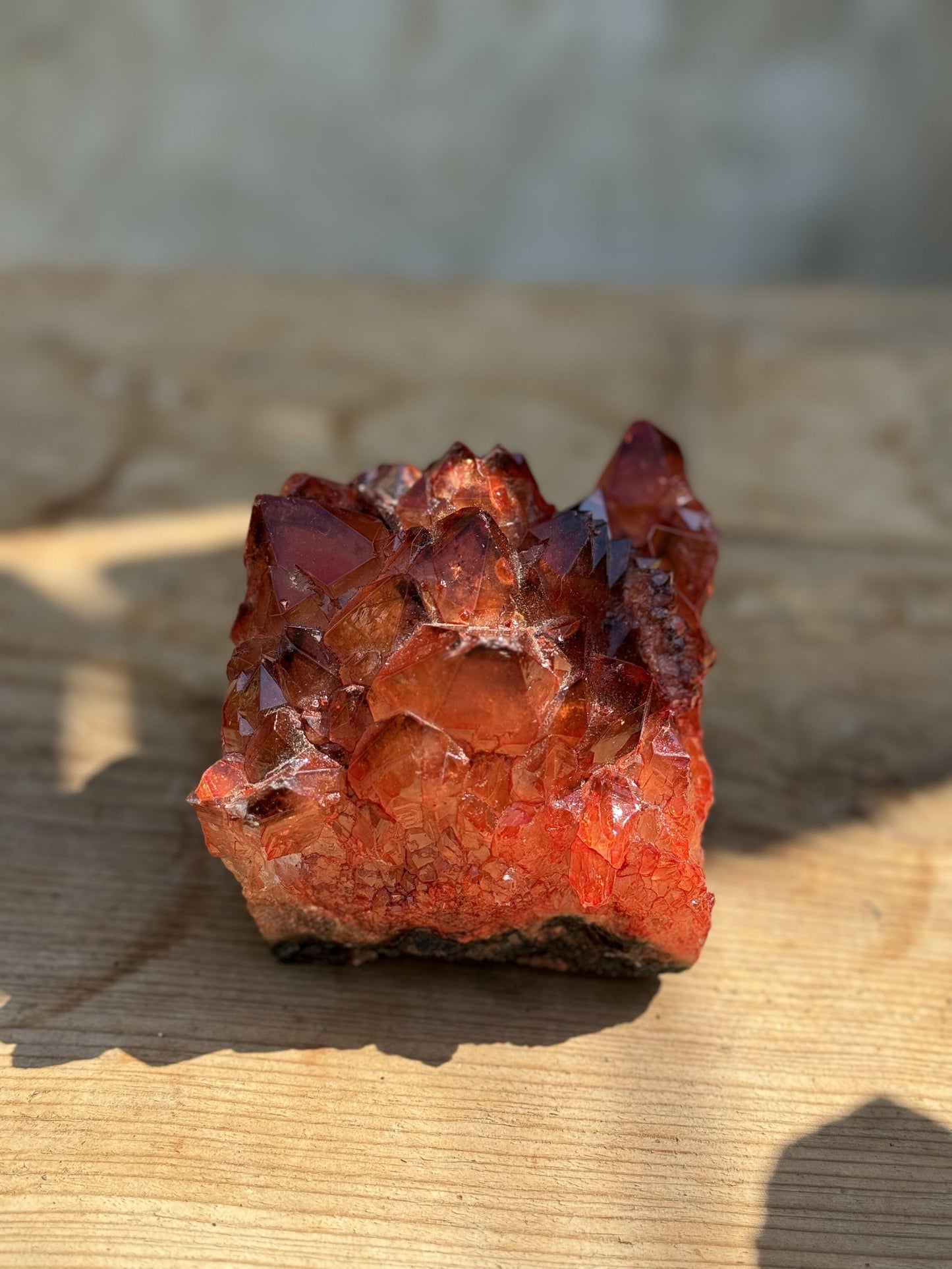 Burnt Orange Quartz Specimen
