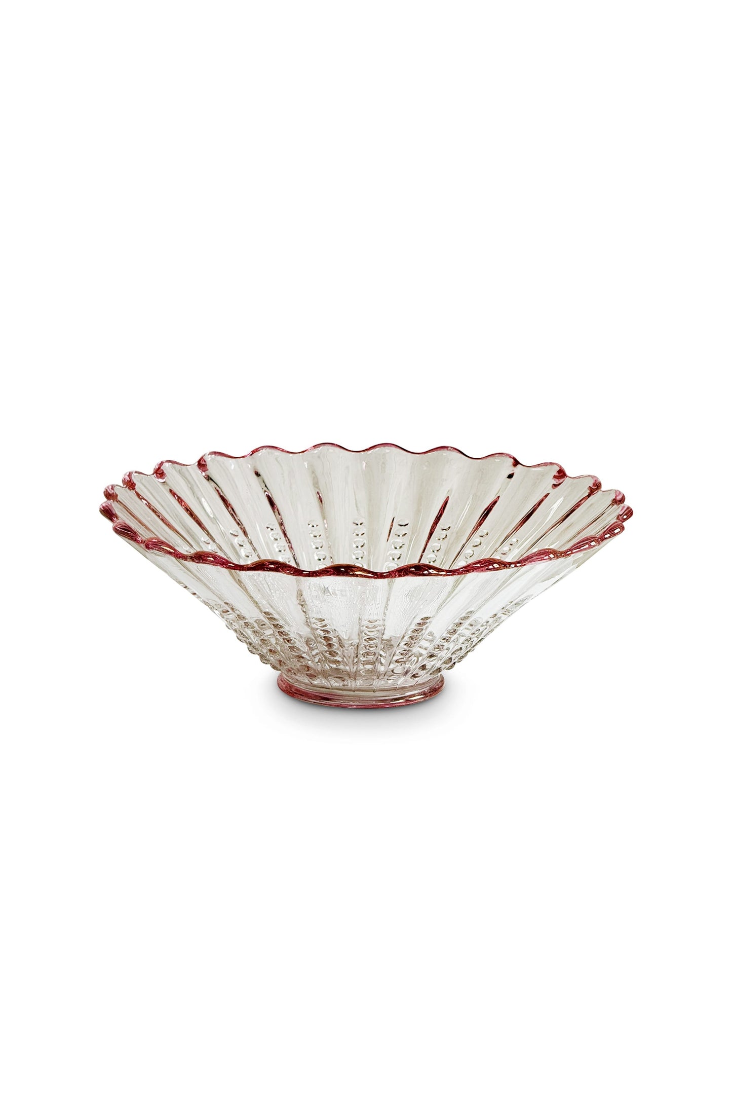 Vintage Depression Oyster And Pearl Pink bowl