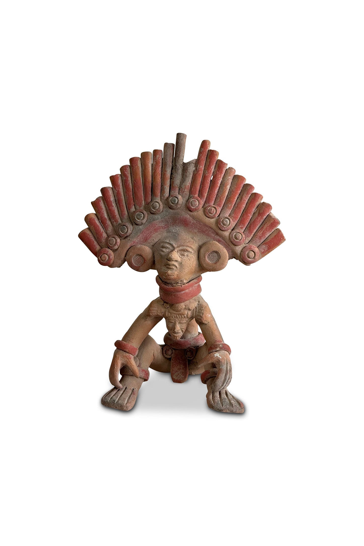 Vintage Aztec Mayan Tribal Figure
