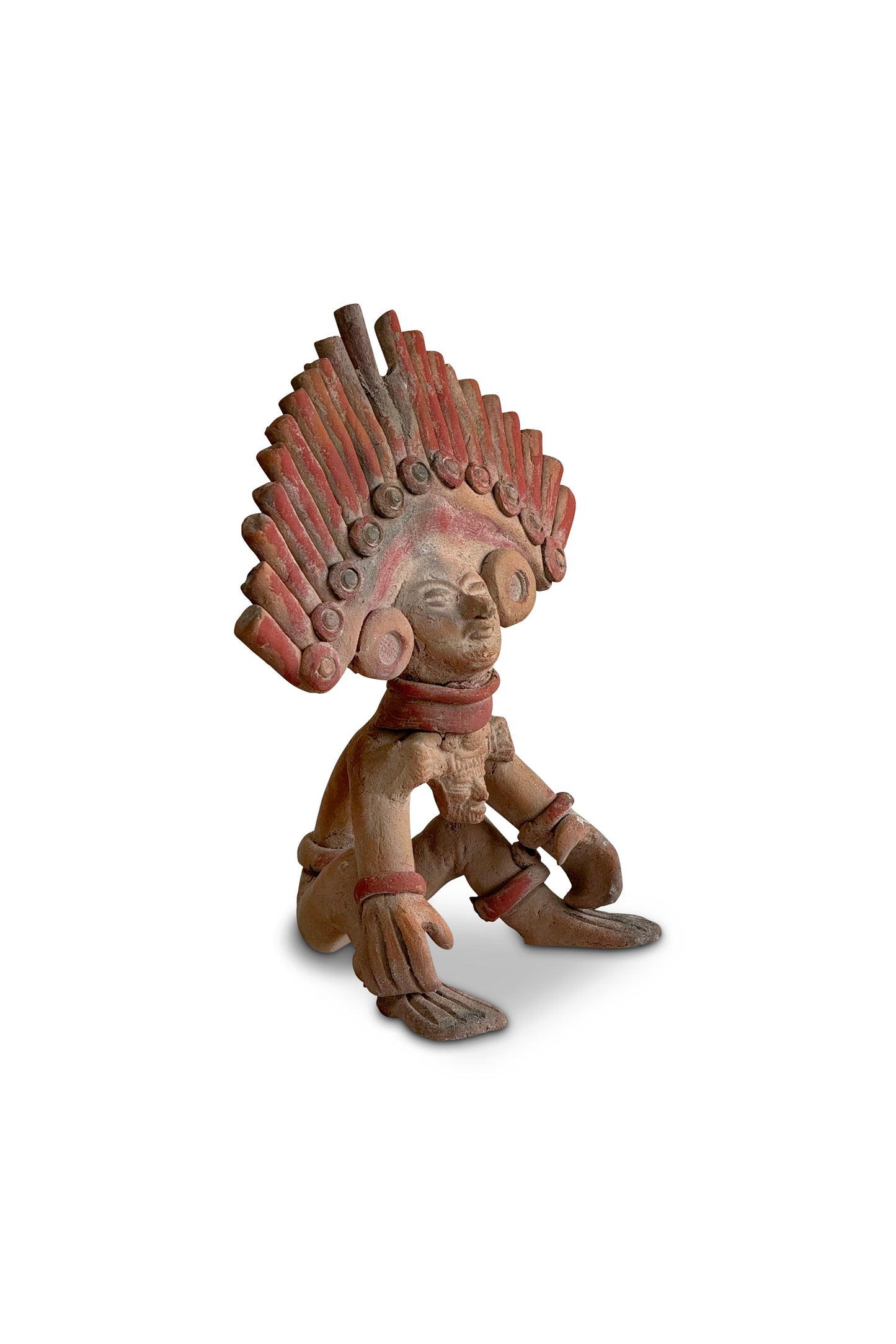 Vintage Aztec Mayan Tribal Figure