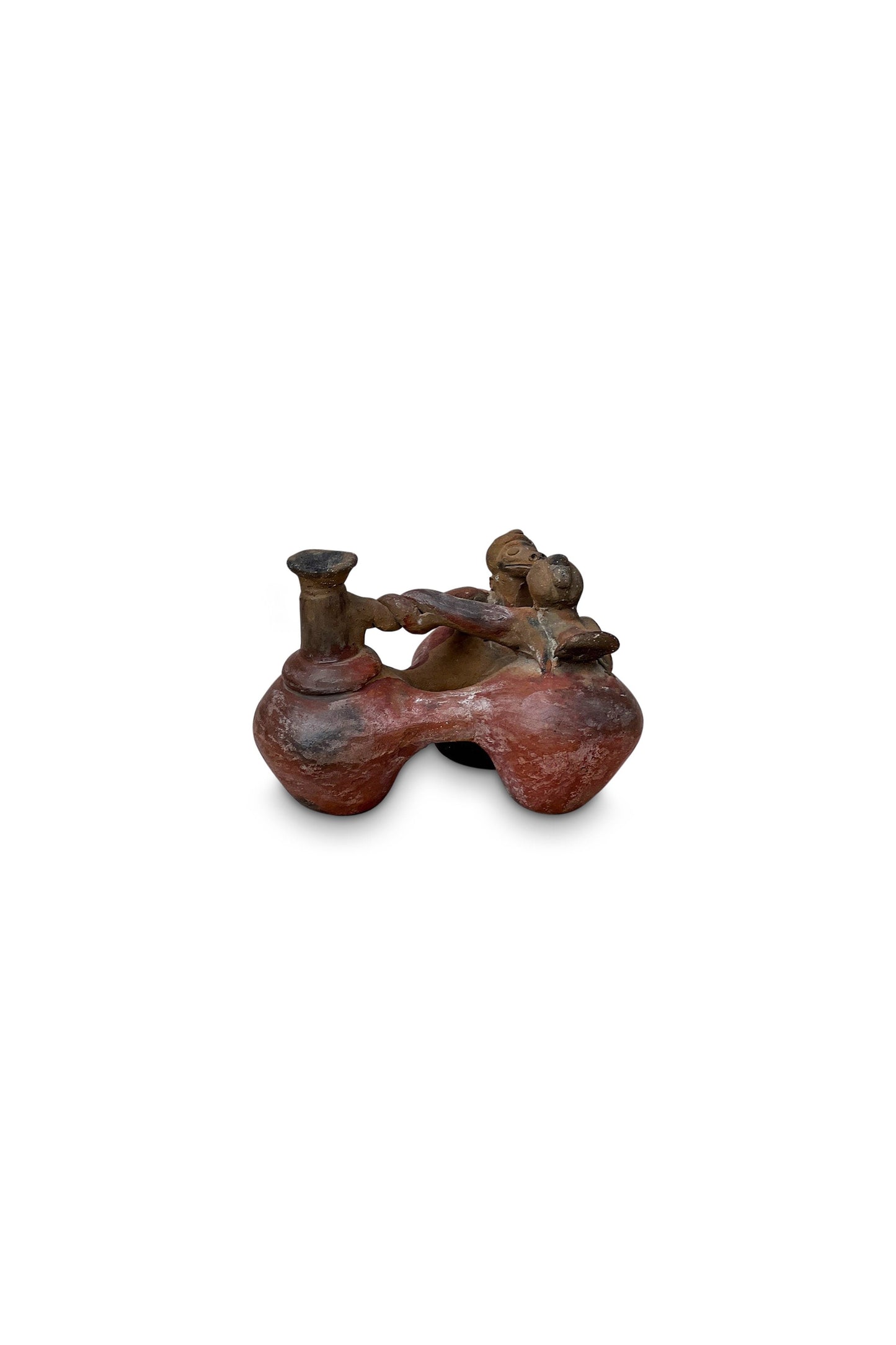 Rare Pre Columbian Terracotta Chimu Vessel Pottery