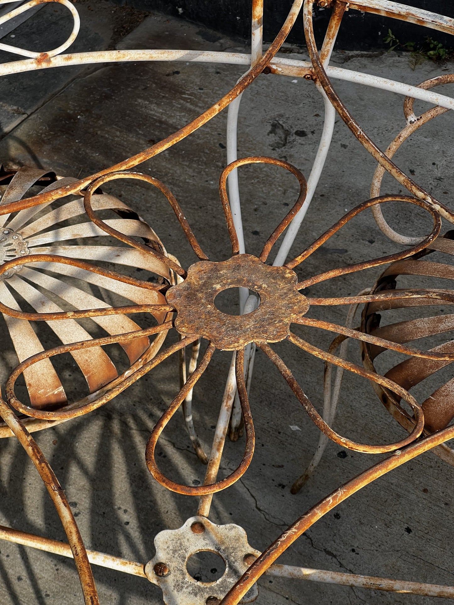 Vintage Francois Carre Garden Chairs & Table