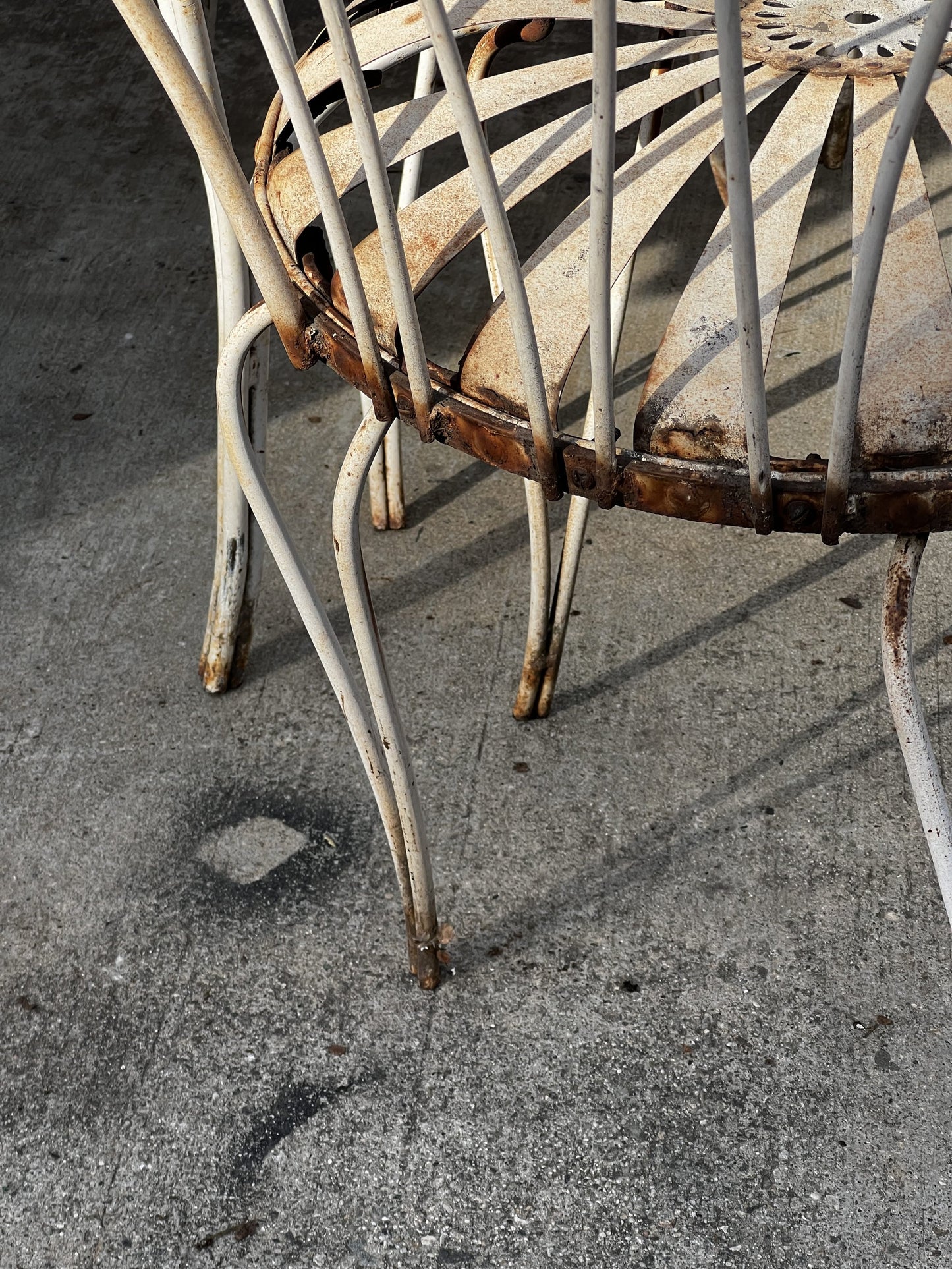 Vintage Francois Carre Garden Chairs & Table
