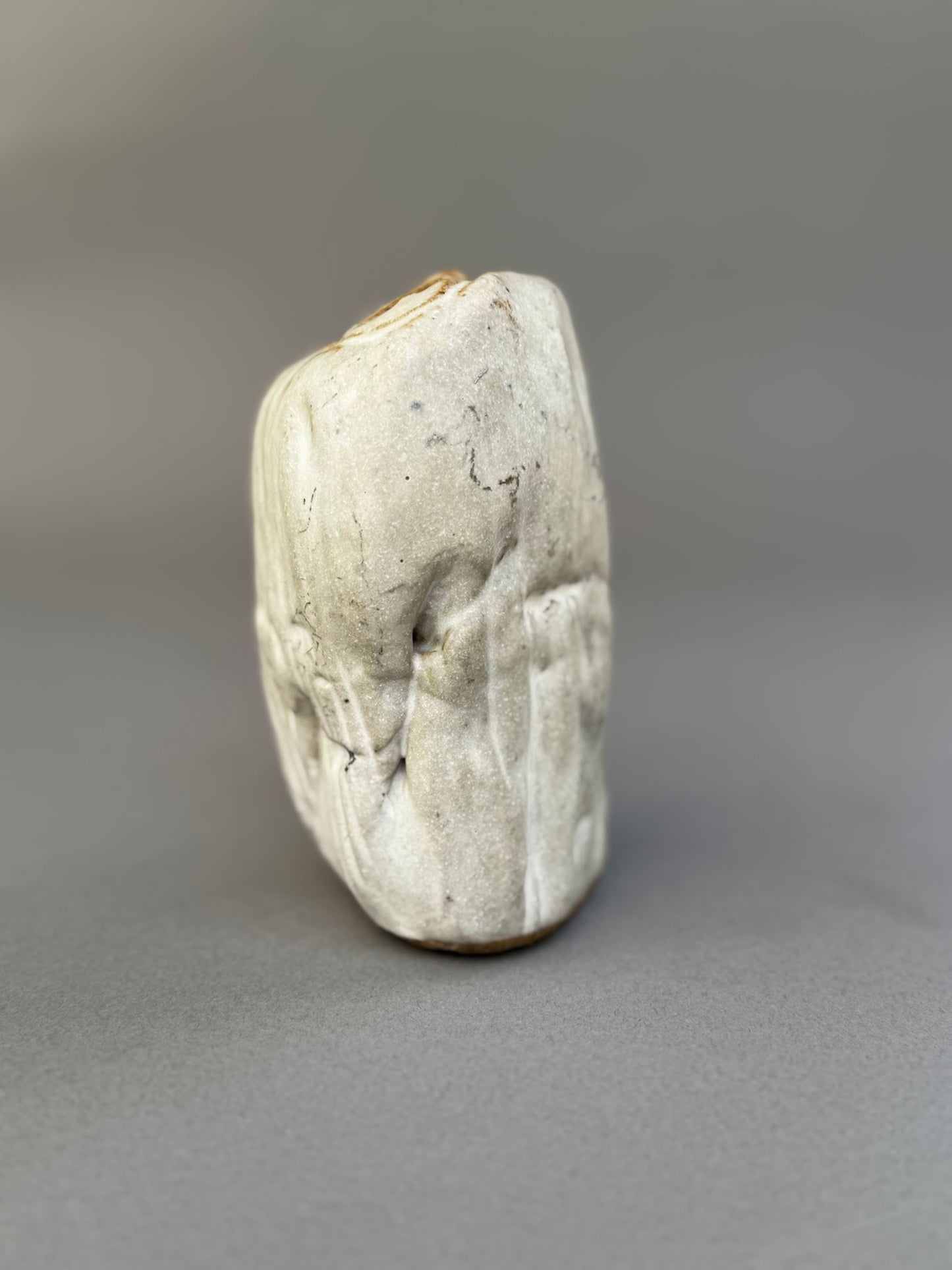 Organic Modern Ceramic Bud Vase – Sculptural Handbuilt Studio Pottery with 3-Hole Top and Earthy Textured Glaze