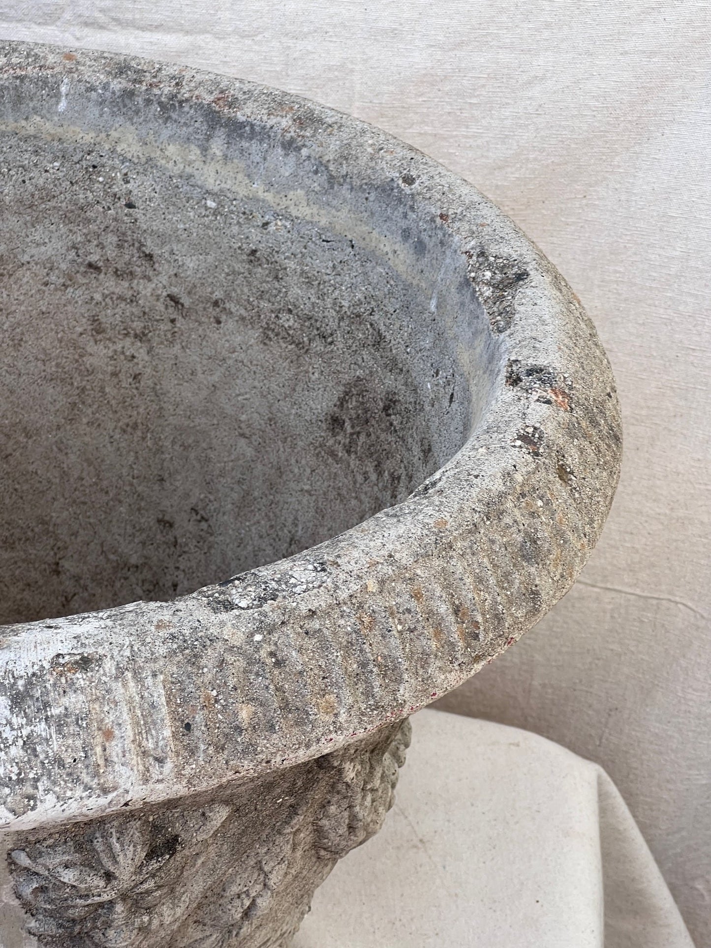 Early 20th Century Concrete Planter