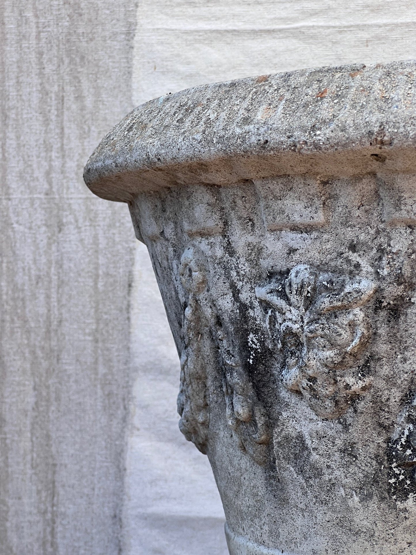 Early 20th Century Concrete Planter