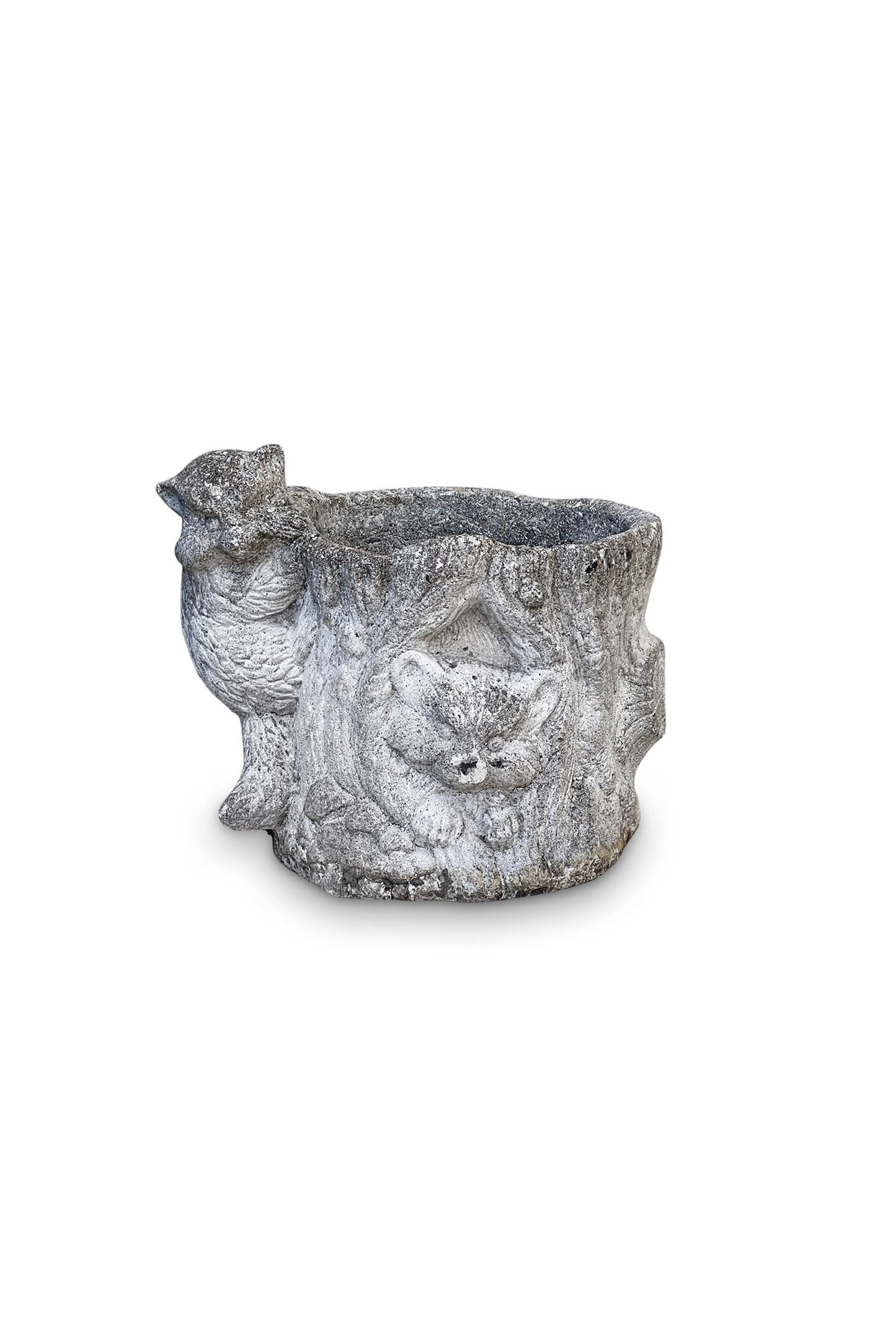 Vintage Concrete Animal Planter