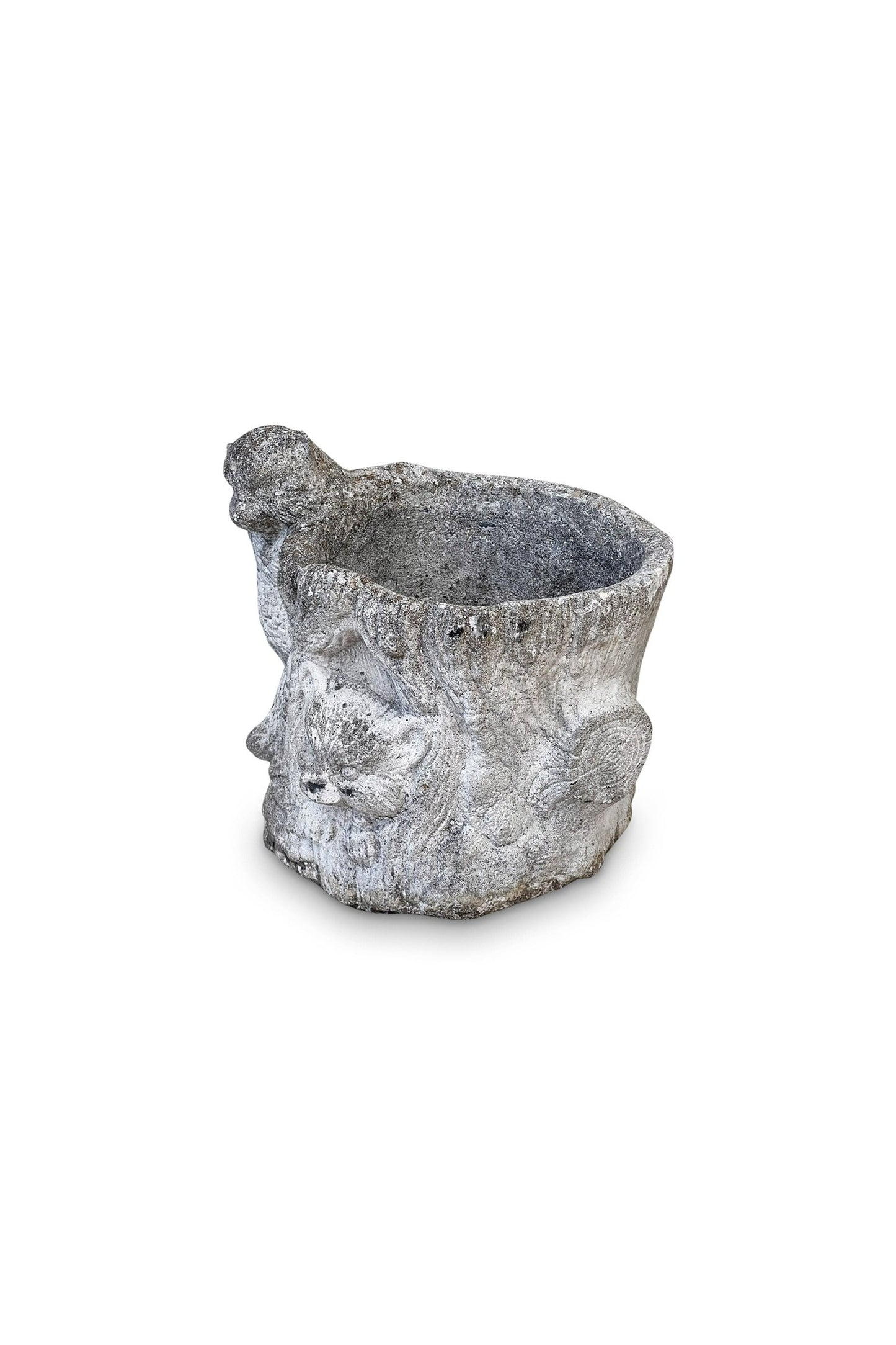 Vintage Concrete Animal Planter
