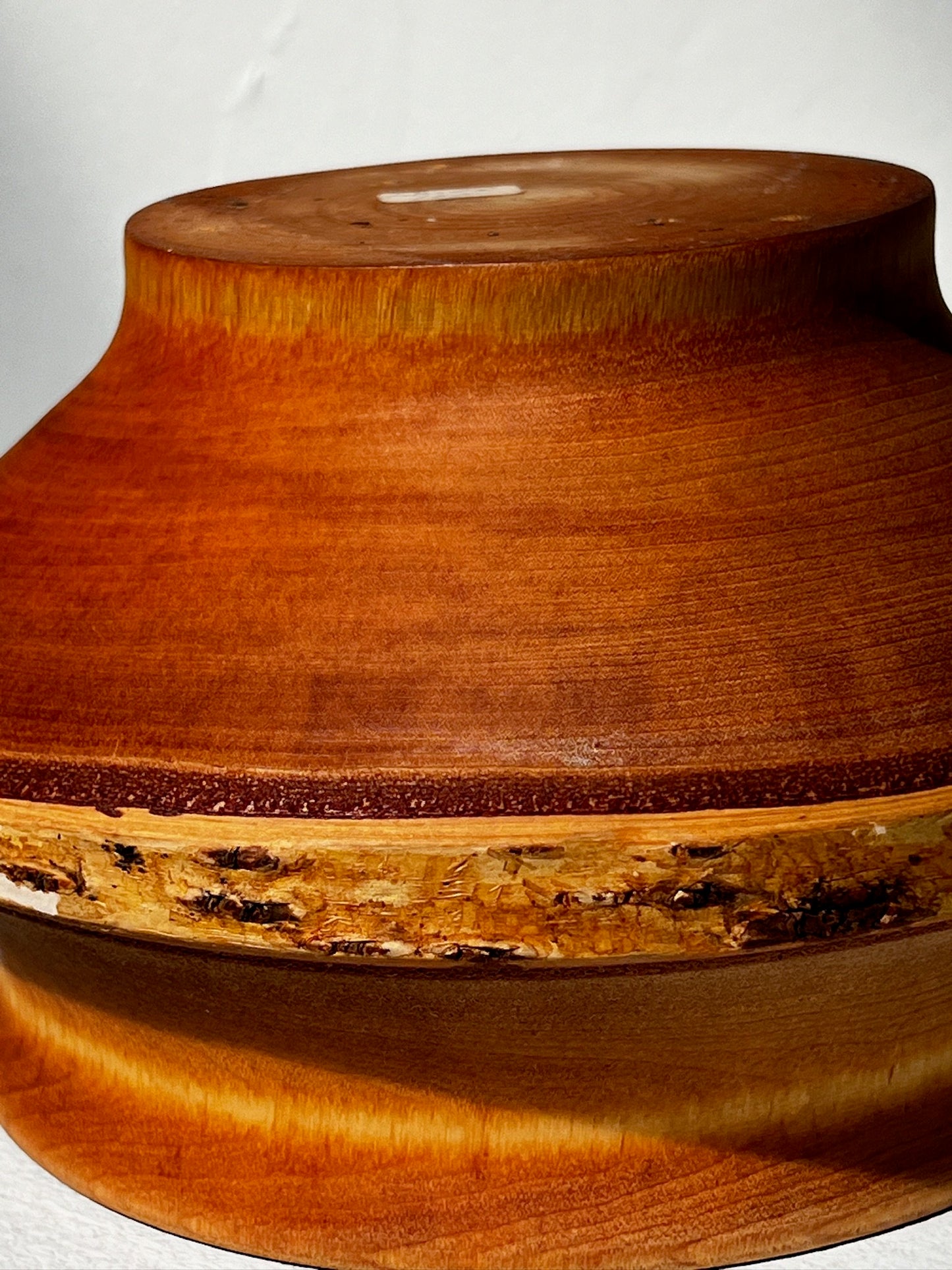 Vintage Thin Wood Bowl