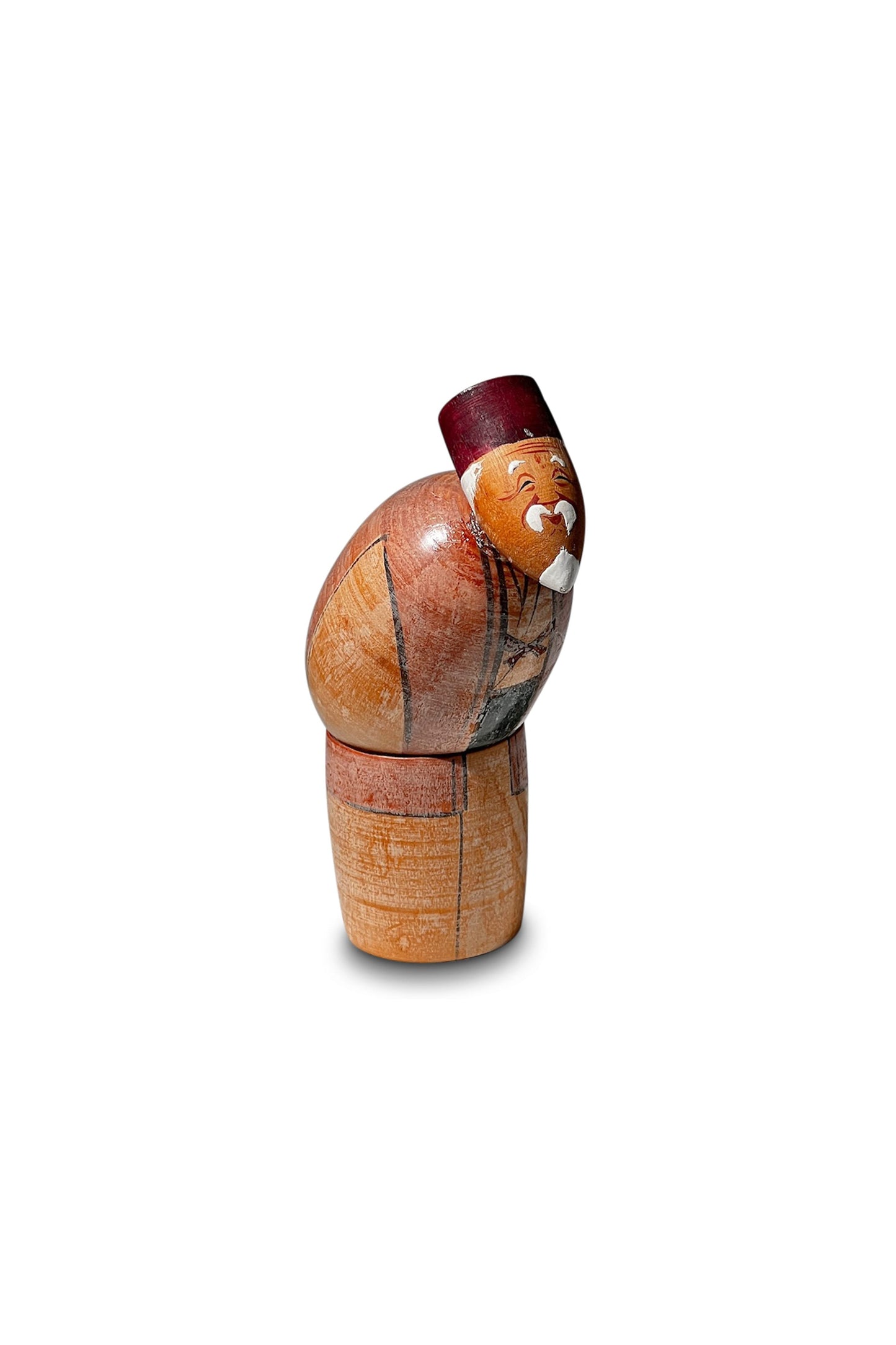 Vintage Takasago Kokeshi Japanese "Jō" Wood figurine