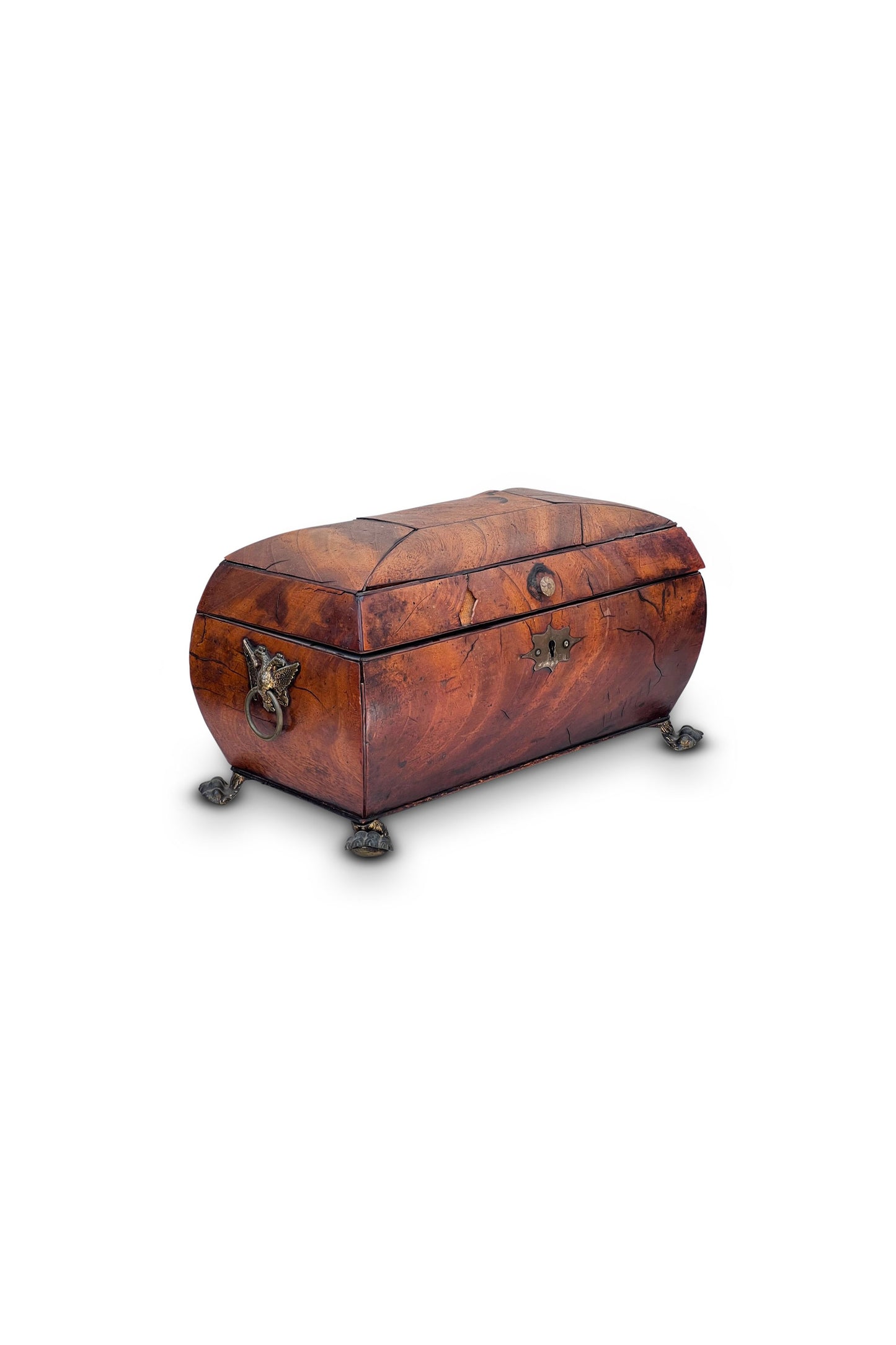 Early 19th-Century, George III Inlaid Tea Caddy