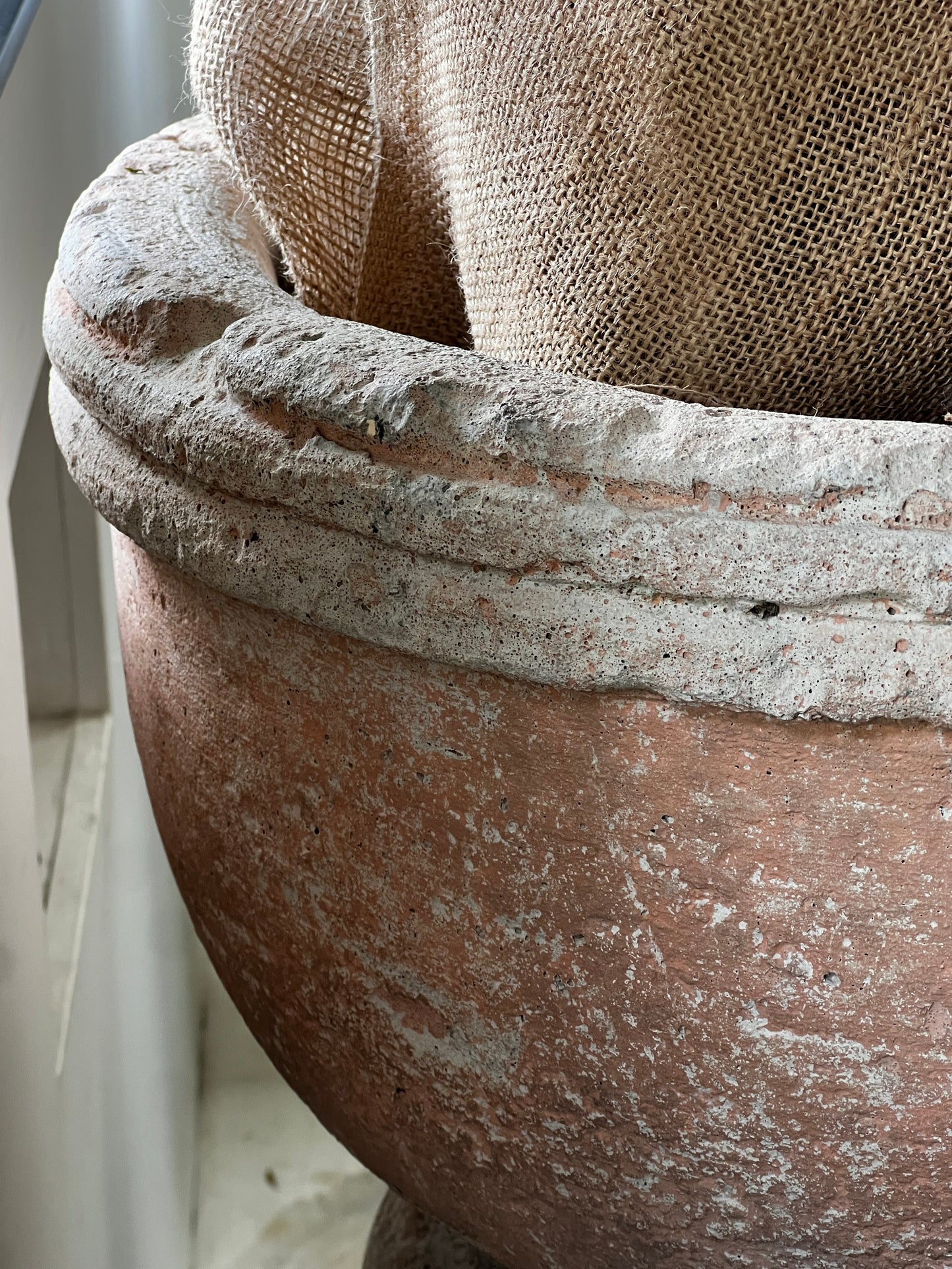 Vintage Sevilla Stone Planter w/ Pedestal