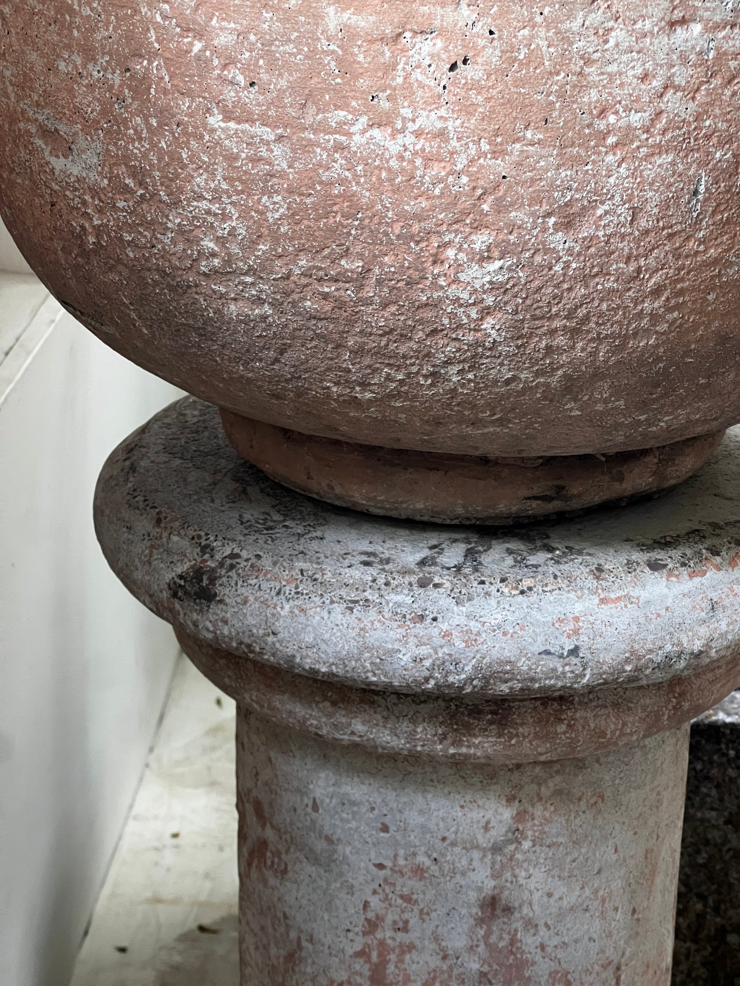 Vintage Sevilla Stone Planter w/ Pedestal