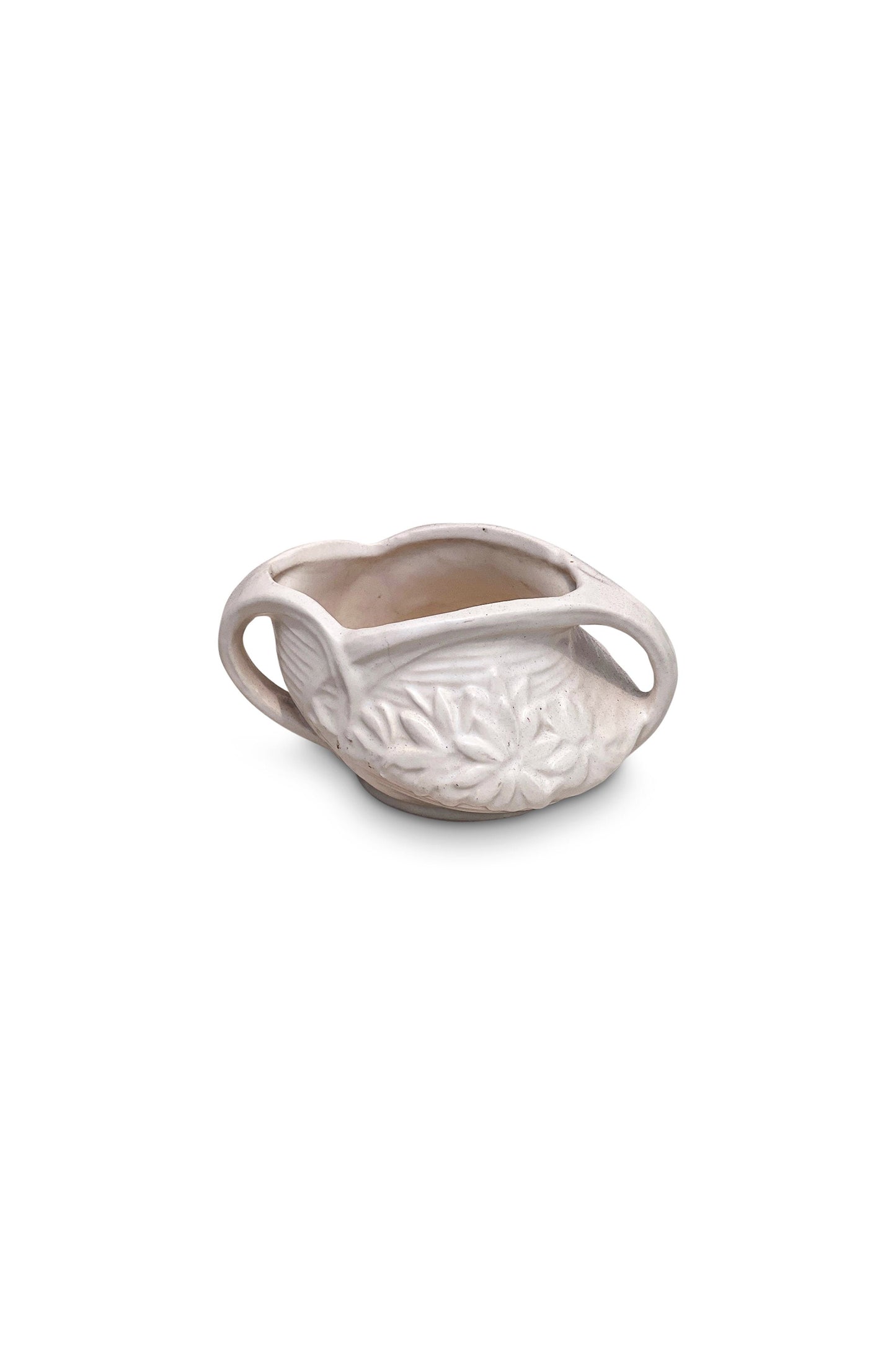 Vintage McCoy "Daisy" pattern open sugar bowl