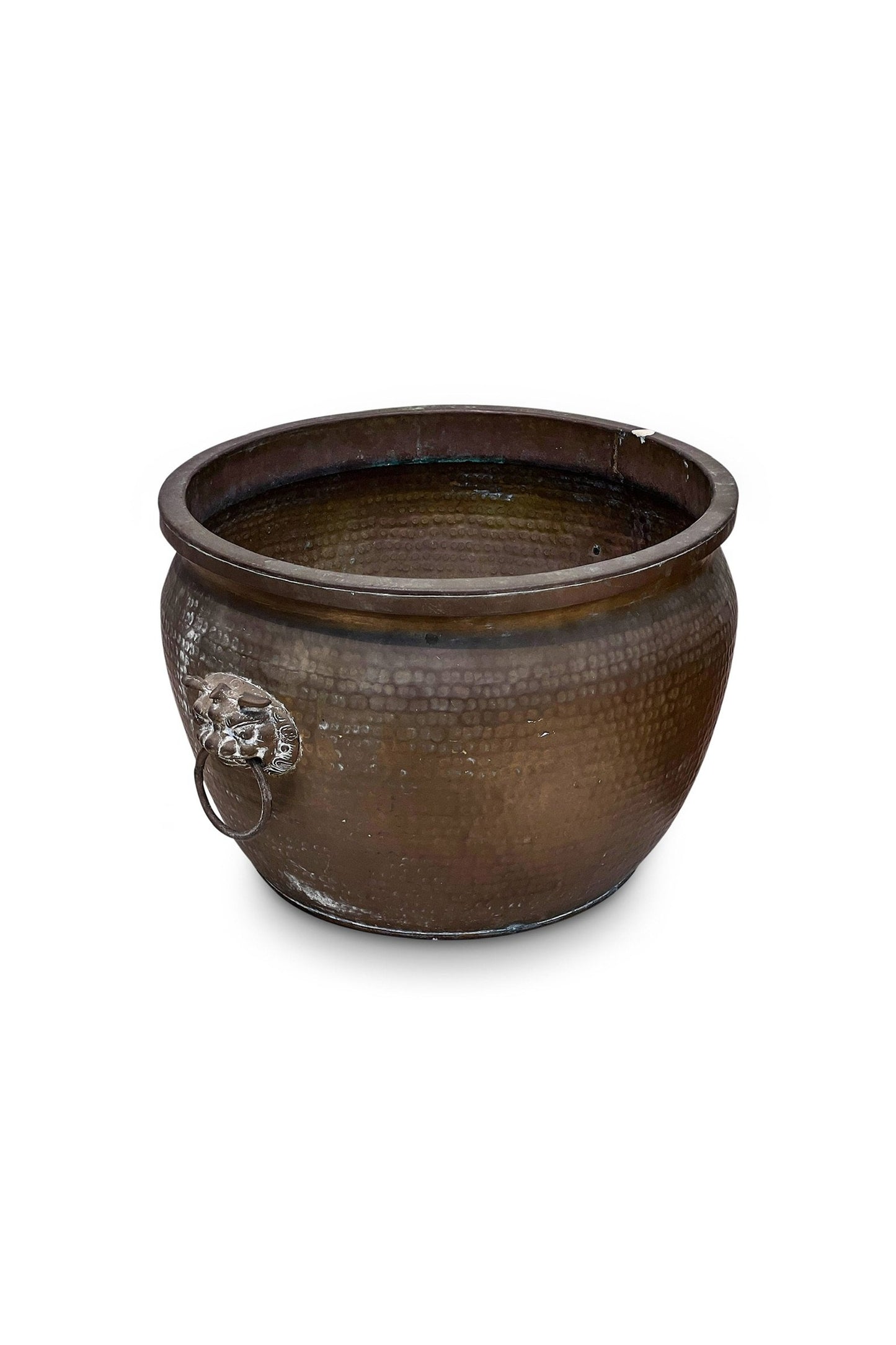 19TH CENTURY CHINESE BRASS PLANTER POT