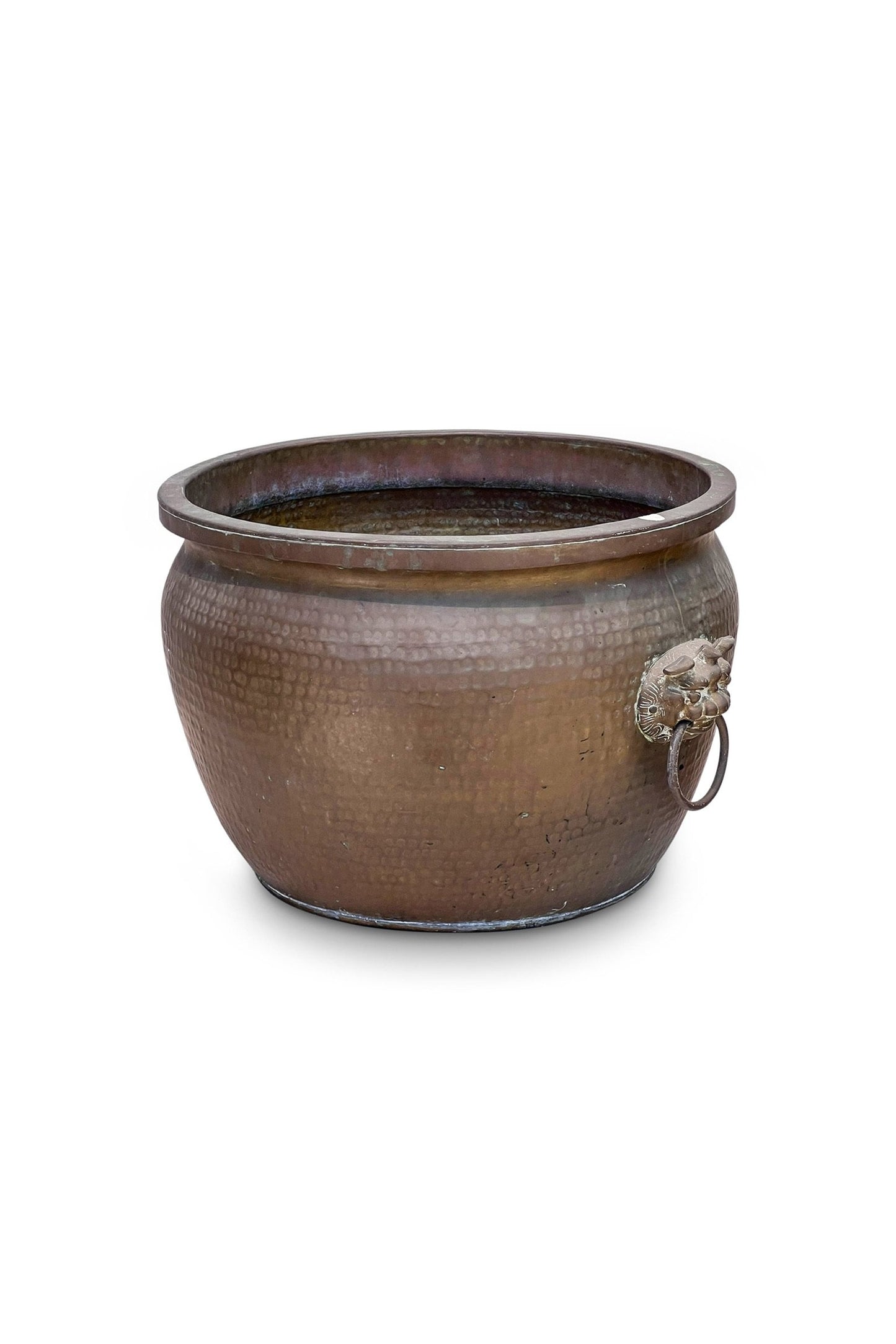 19TH CENTURY CHINESE BRASS PLANTER POT