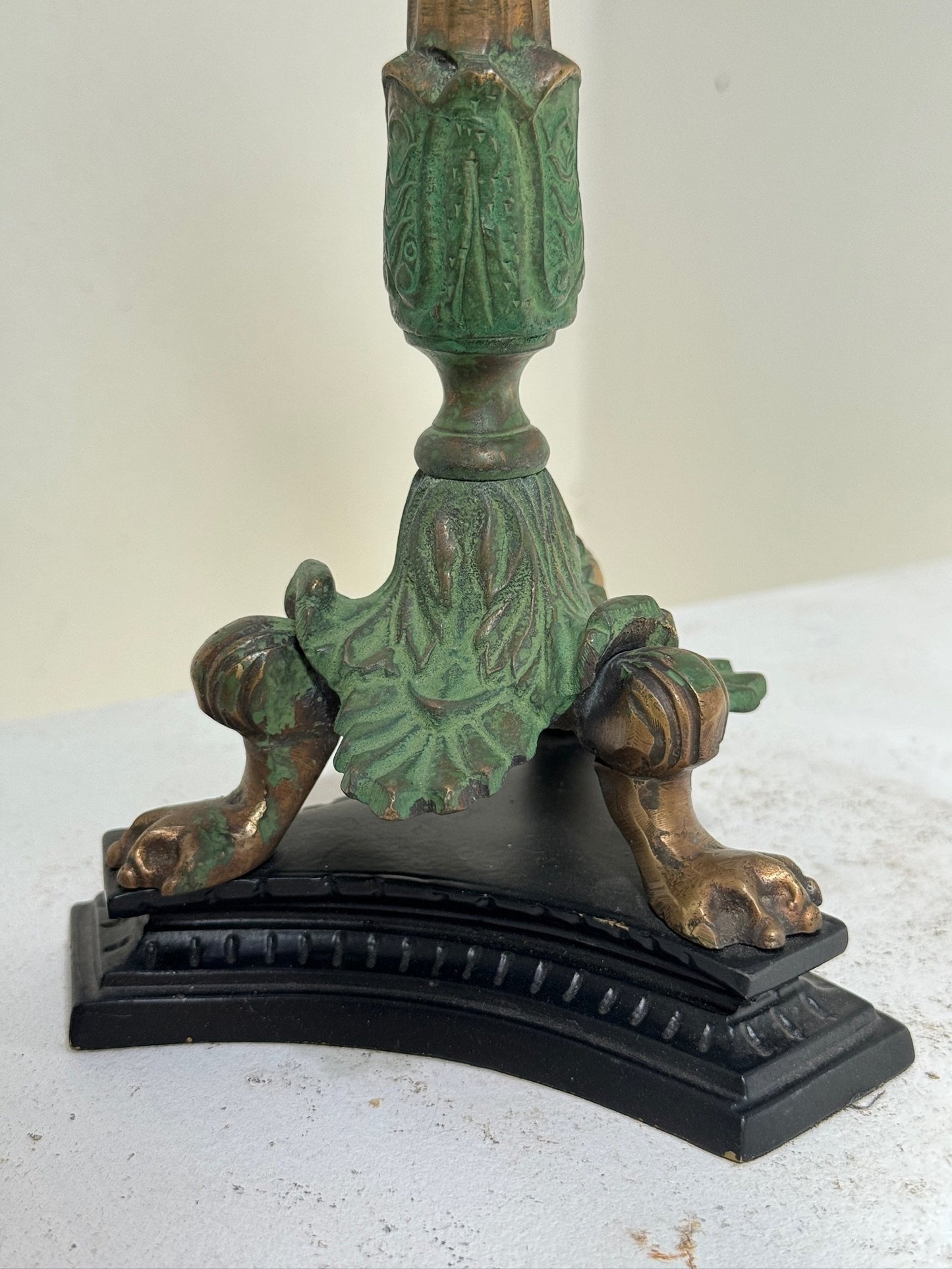 Midcentury Italian Brass/Bronze Candlesticks