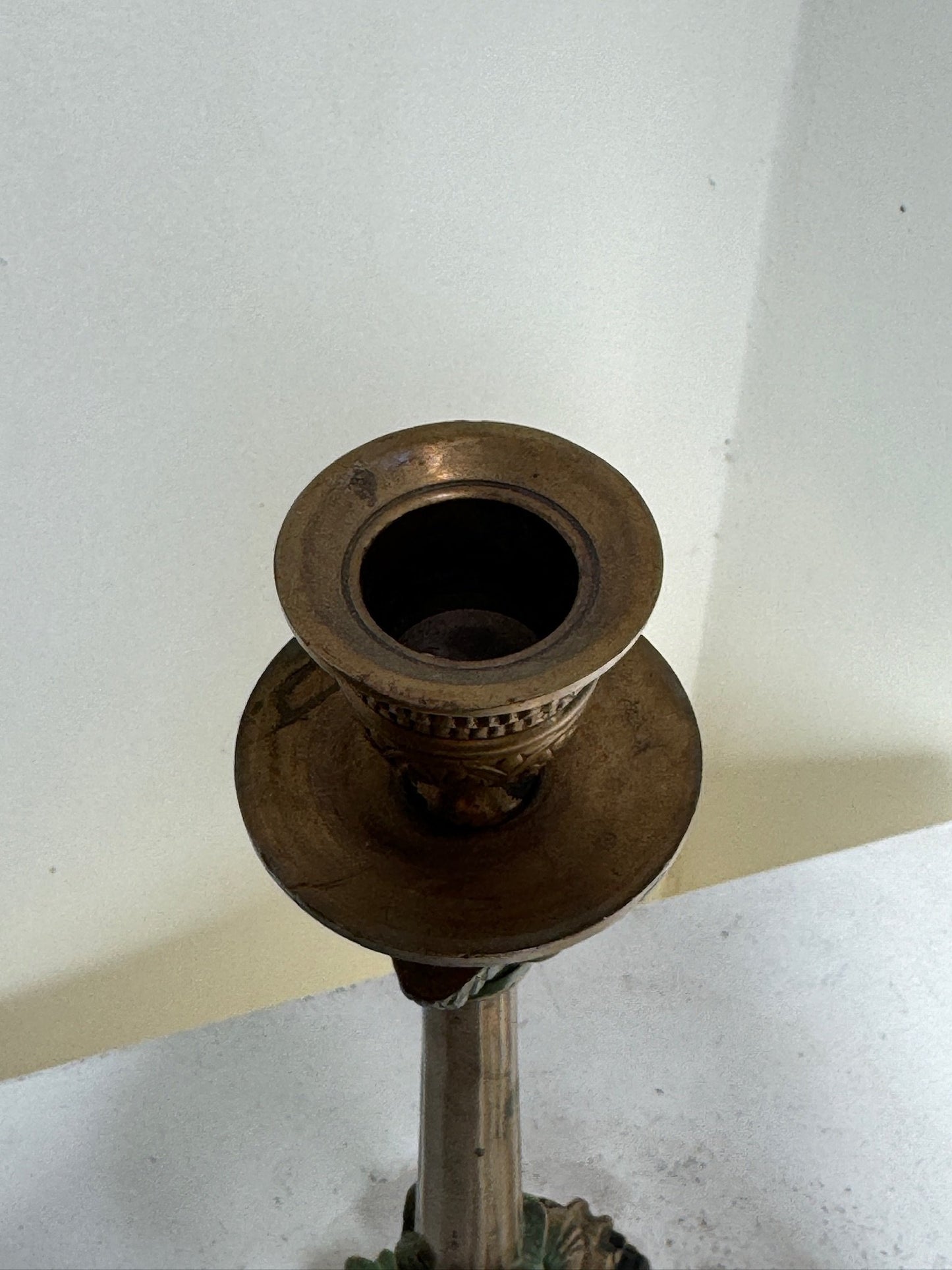 Midcentury Italian Brass/Bronze Candlesticks