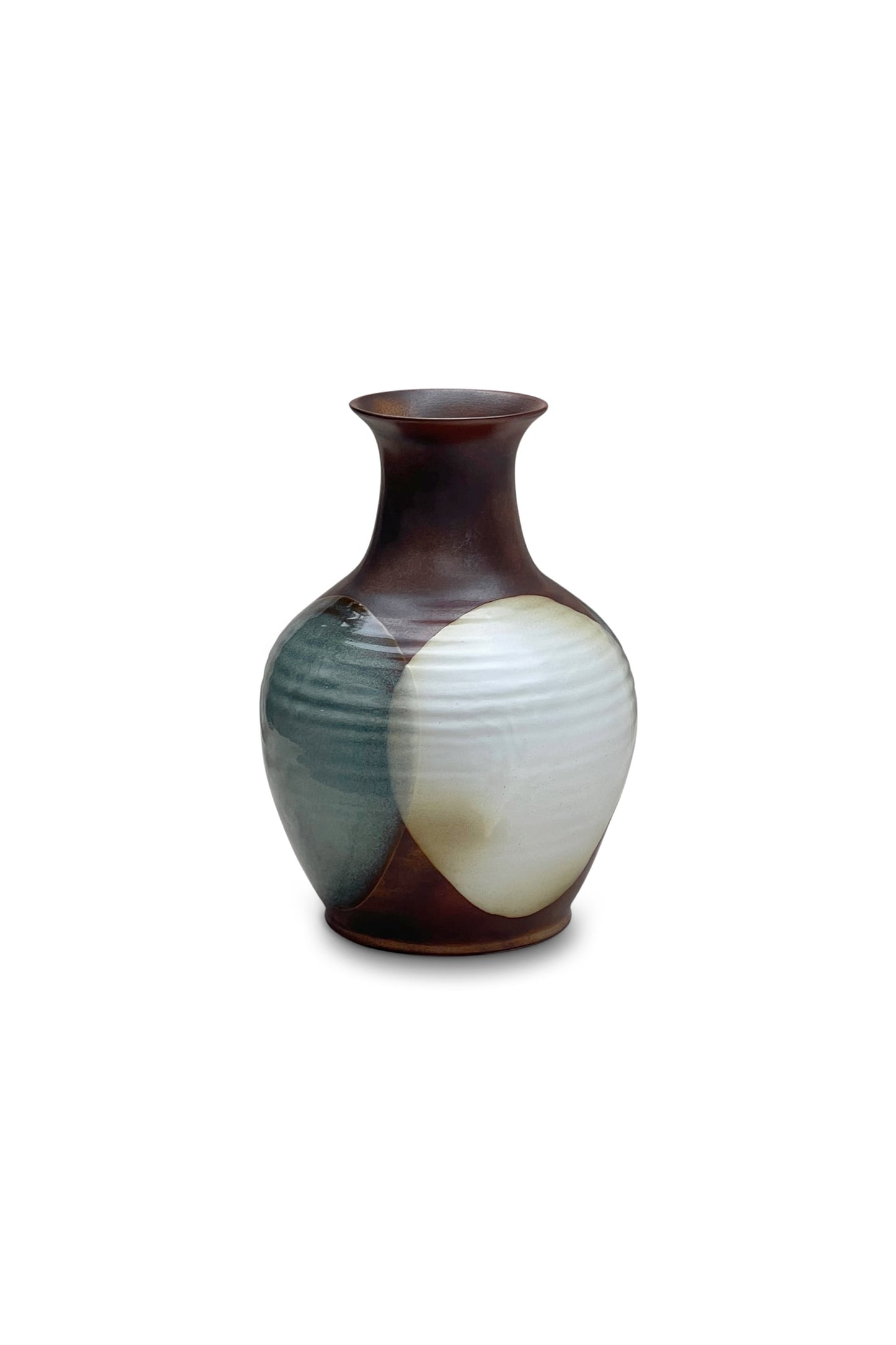 Vintage Pottery Craft Ceramic Drip Glaze Vase