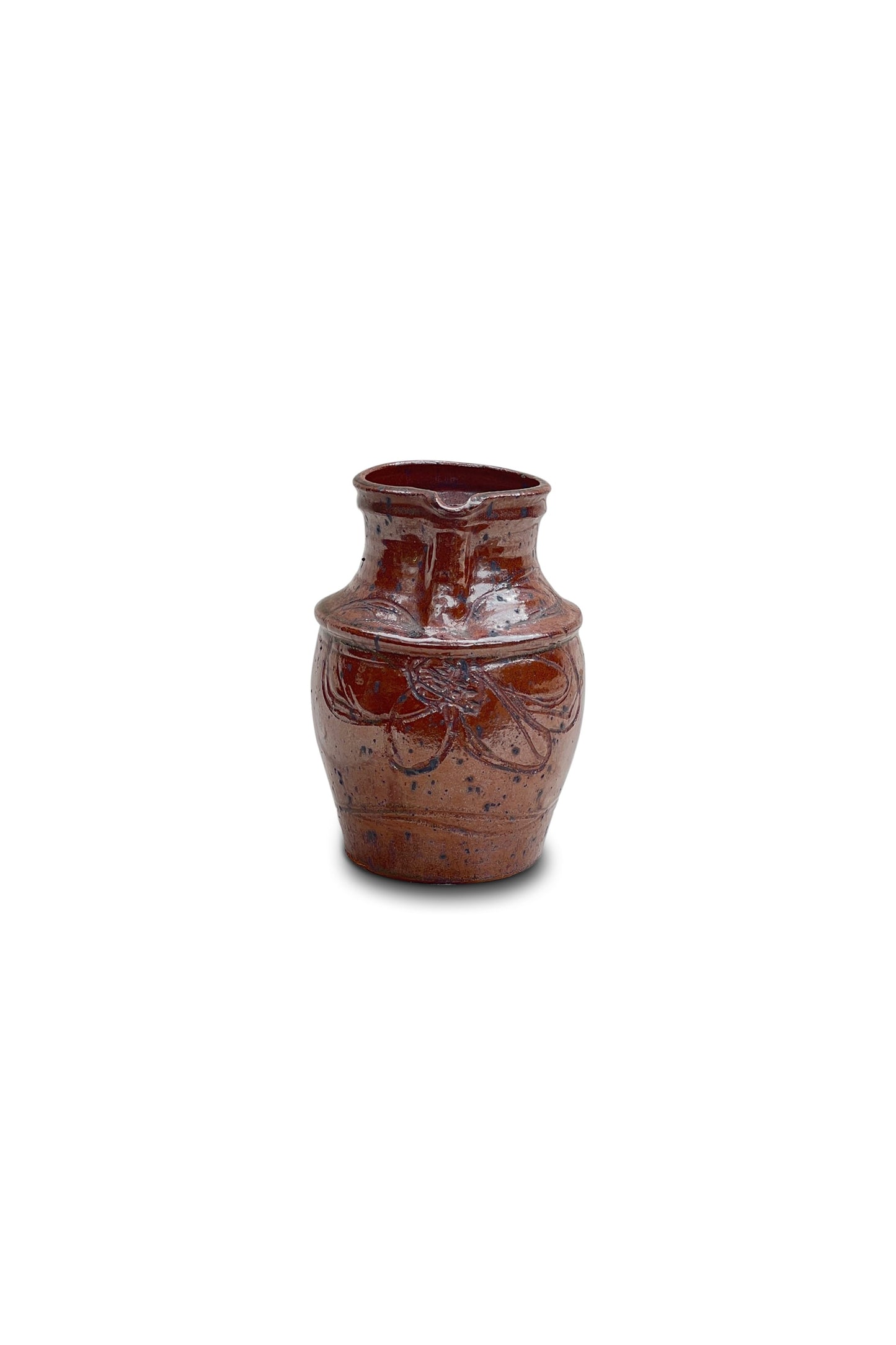 Vintage Floral Motif Decorative Ceramic Pitcher