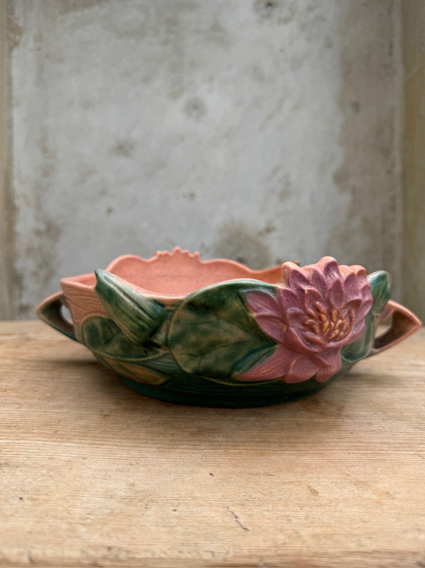 1940s Roseville Pottery Bowl with 2 Handles