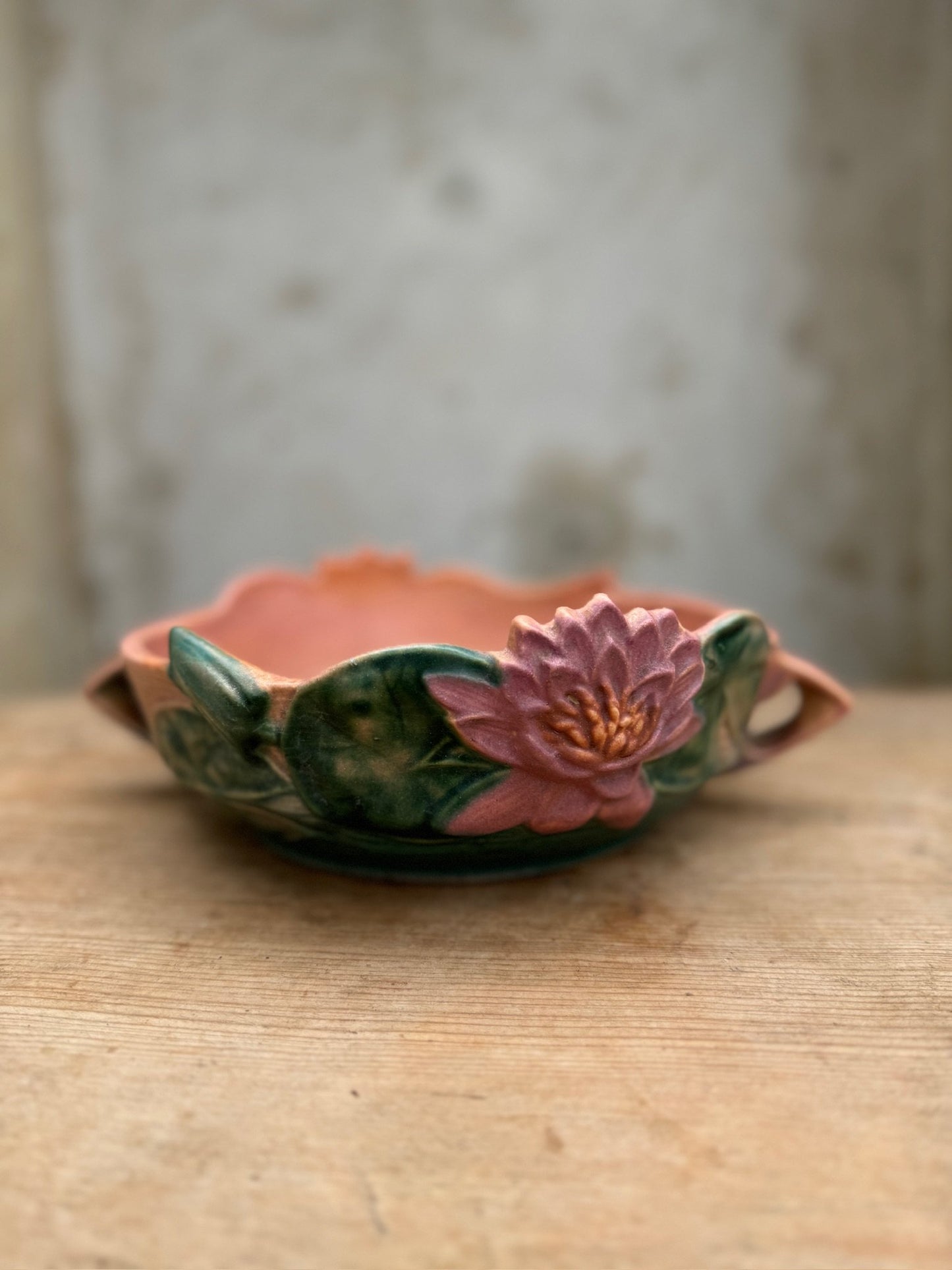 1940s Roseville Pottery Bowl with 2 Handles