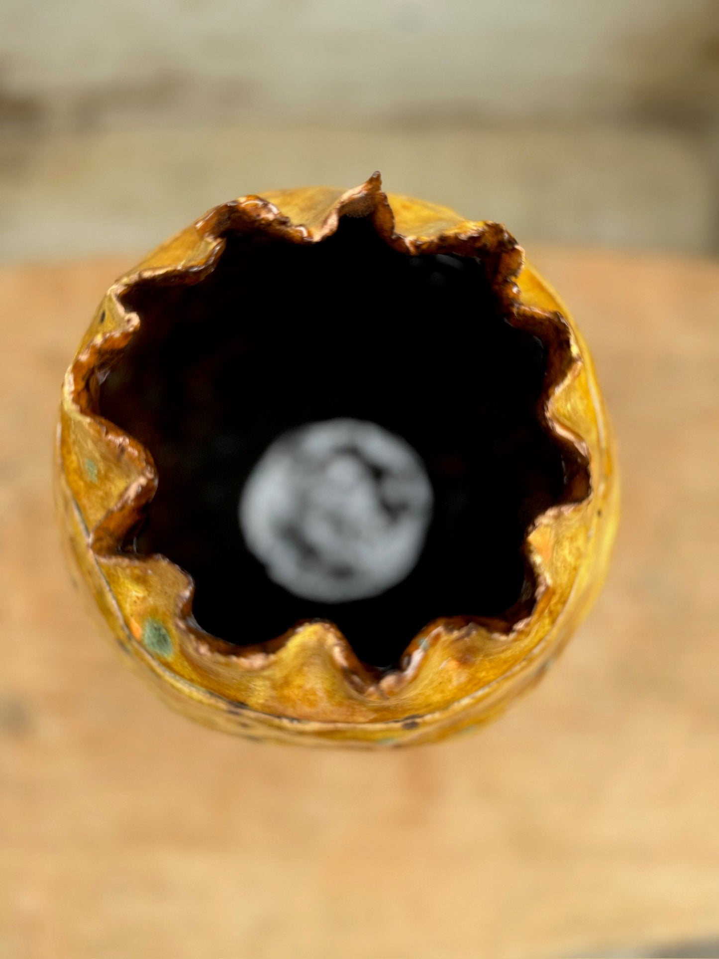 Bee Hive Ceramic Jar