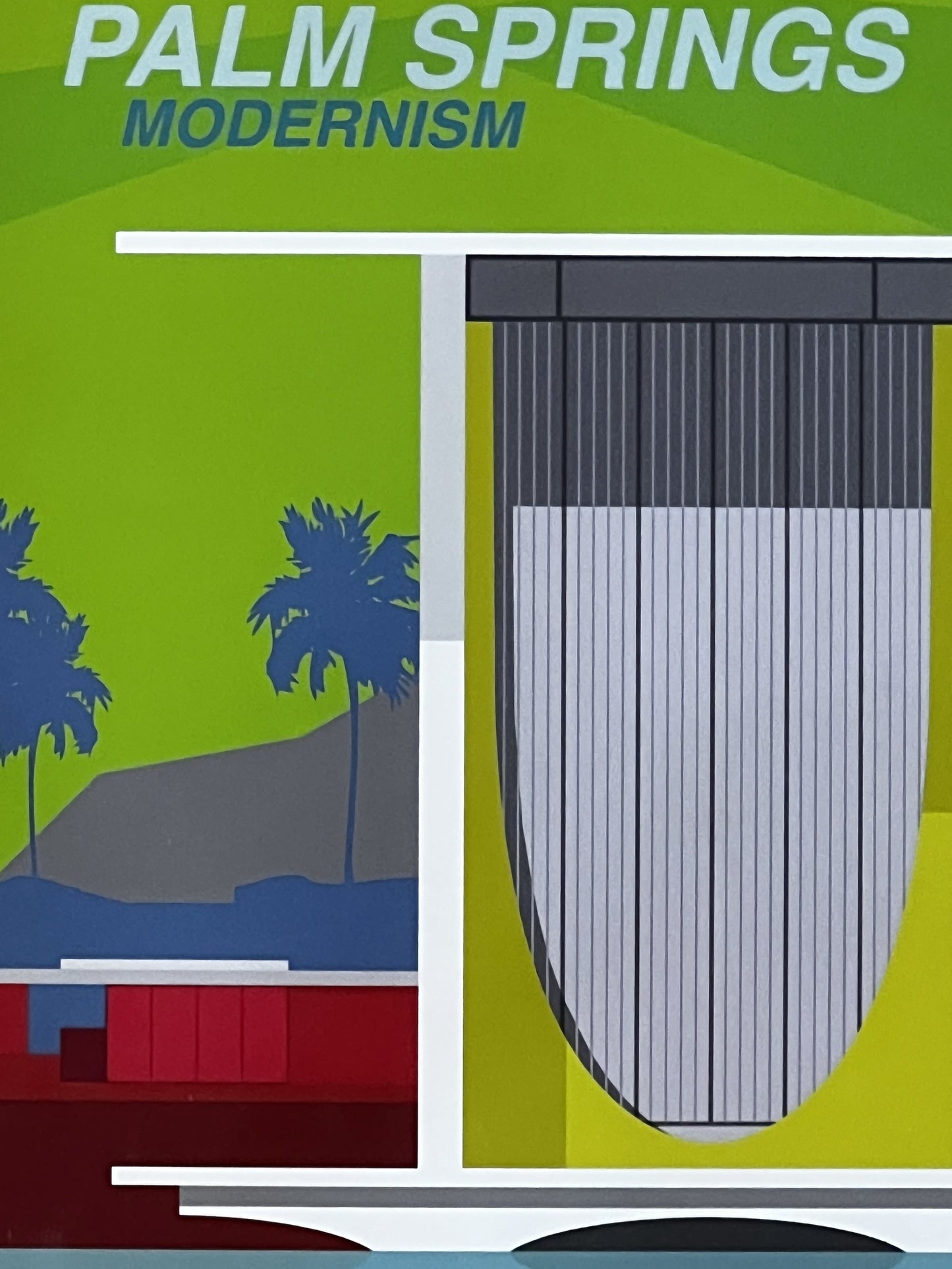 Lithograph Palm Springs Modernism (Signed & Numbered) by Artist Michael Murphy