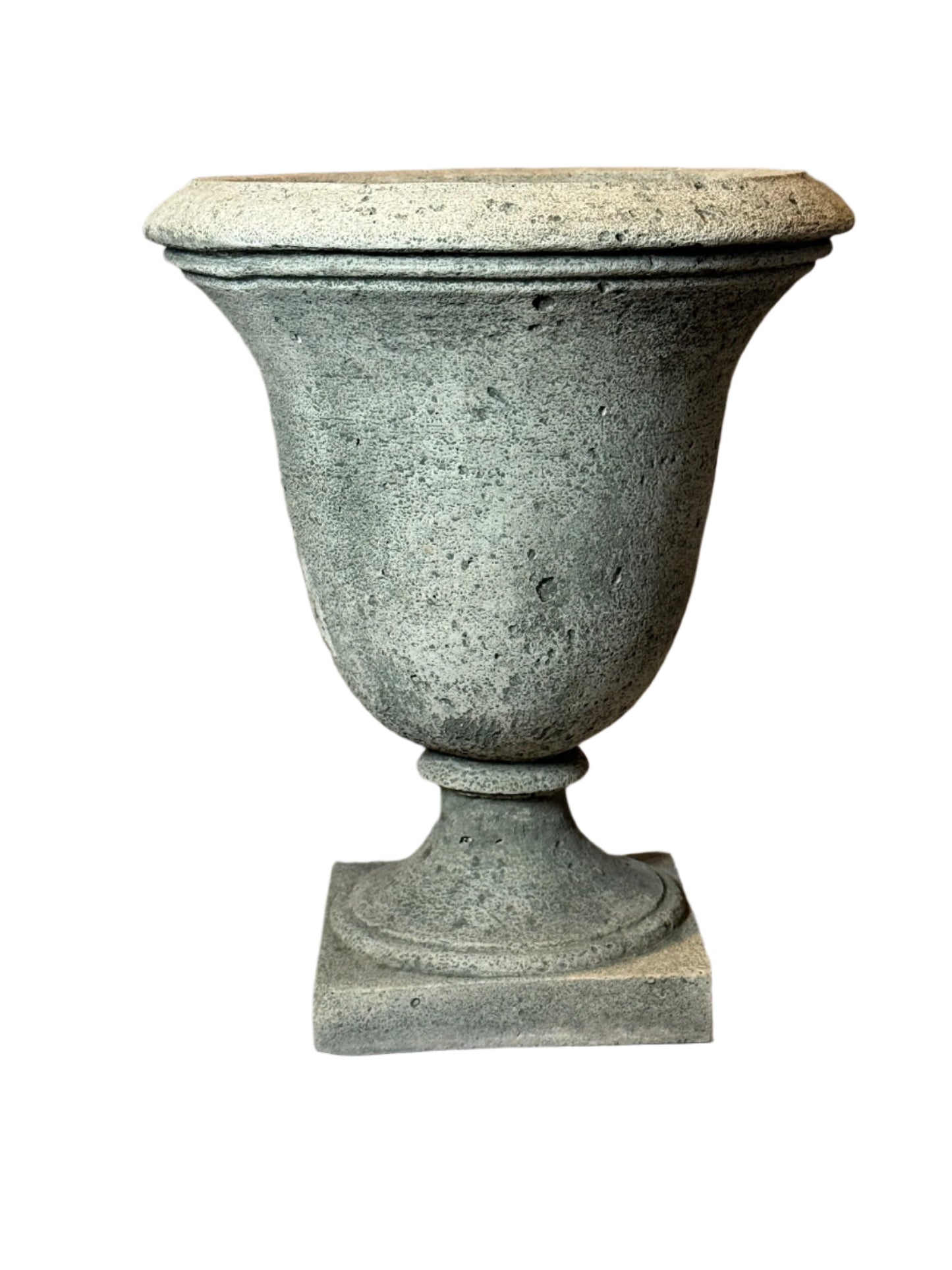 Antique Cast Stone Urn Planter – Victorian English Jardiniere