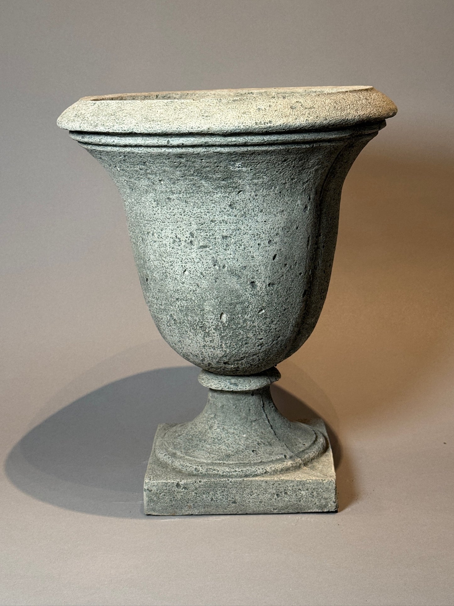 Antique Cast Stone Urn Planter – Victorian English Jardiniere