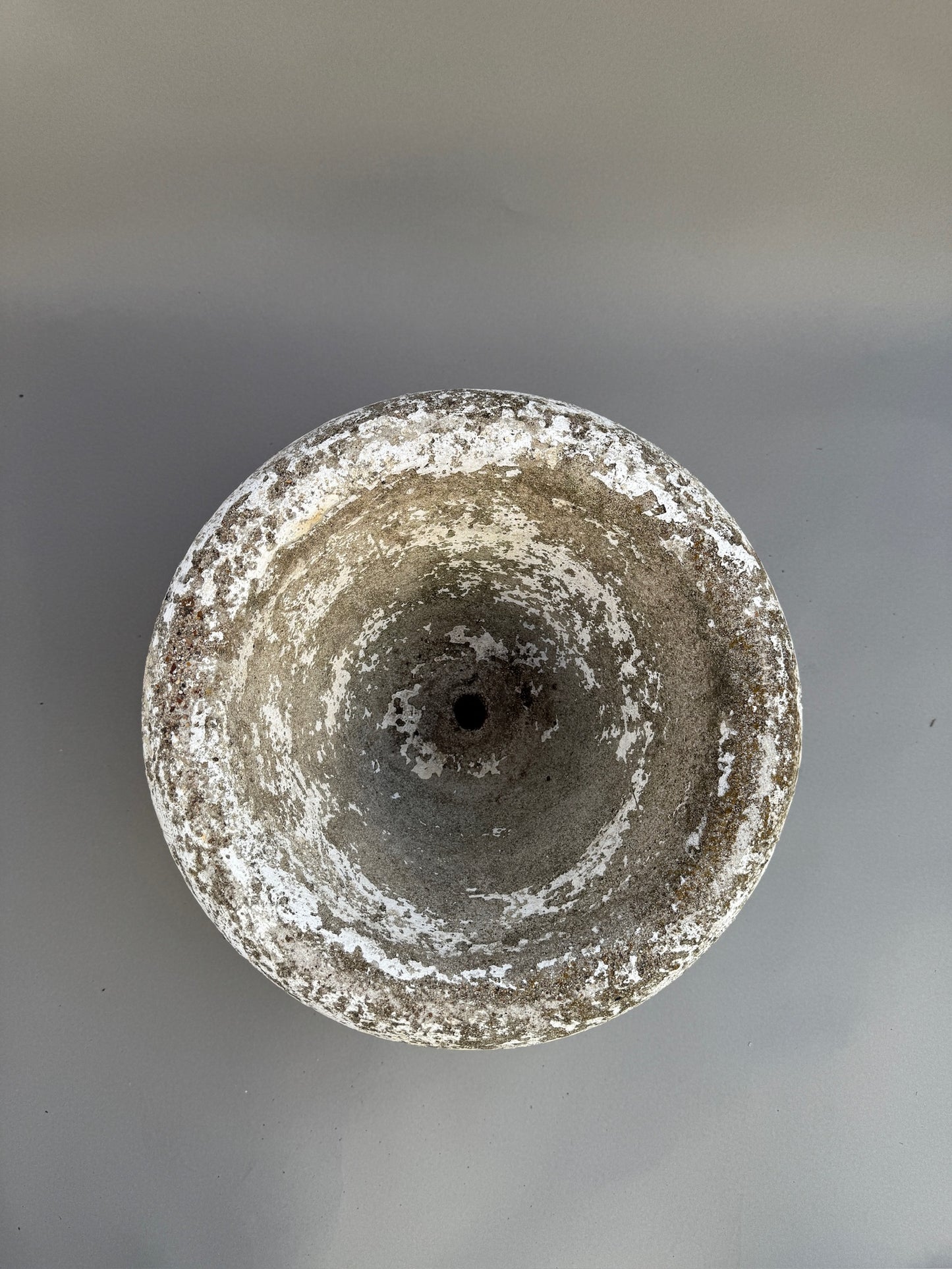 Antique Weathered Concrete Garden Urn Planter - Circa 1930s