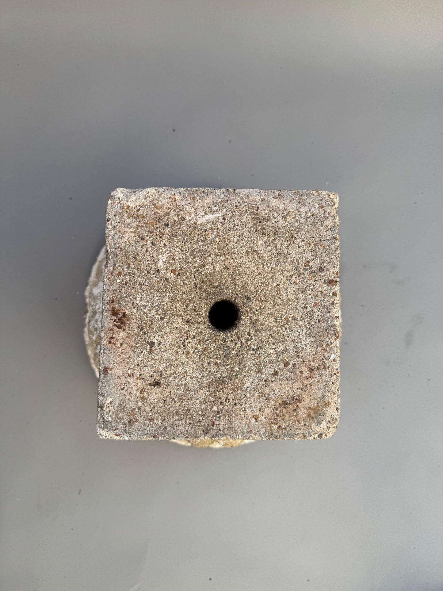 Antique Weathered Concrete Garden Urn Planter - Circa 1930s